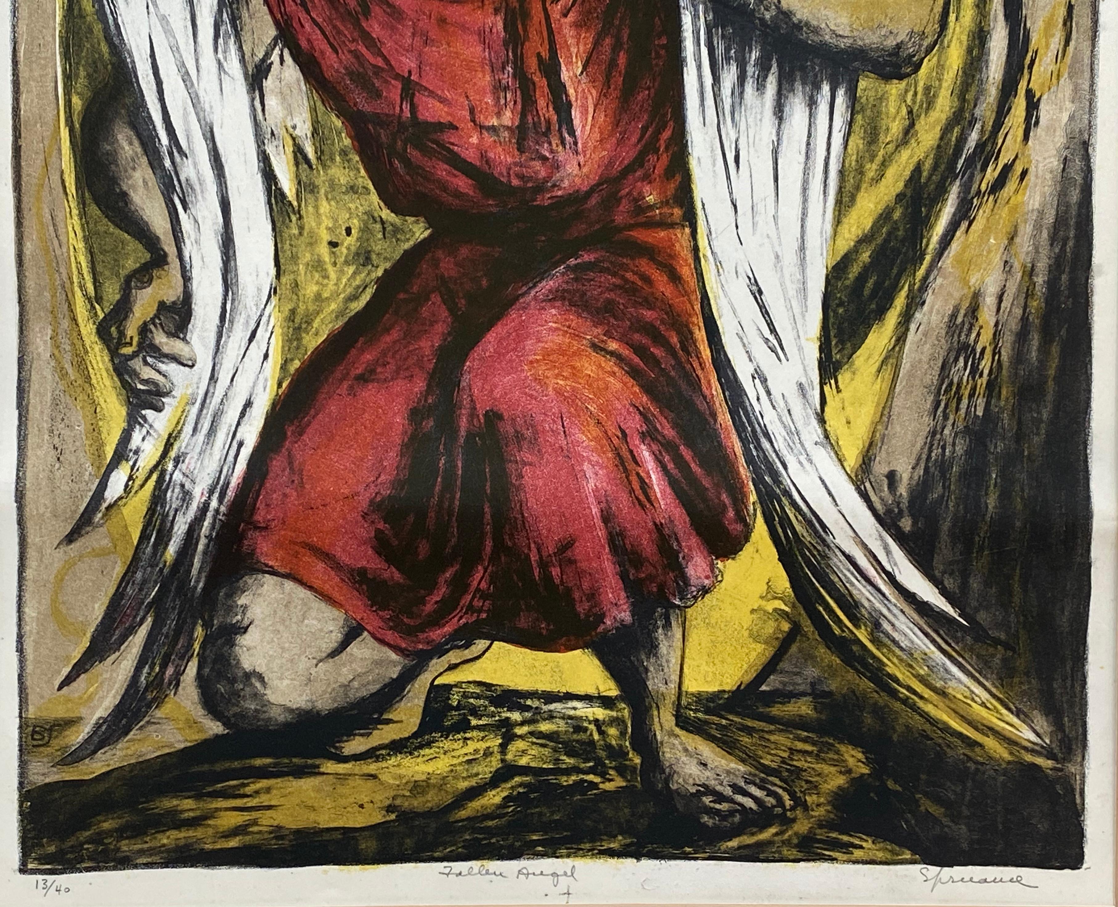 Gefallener Engel – Print von Benton Murdoch Spruance