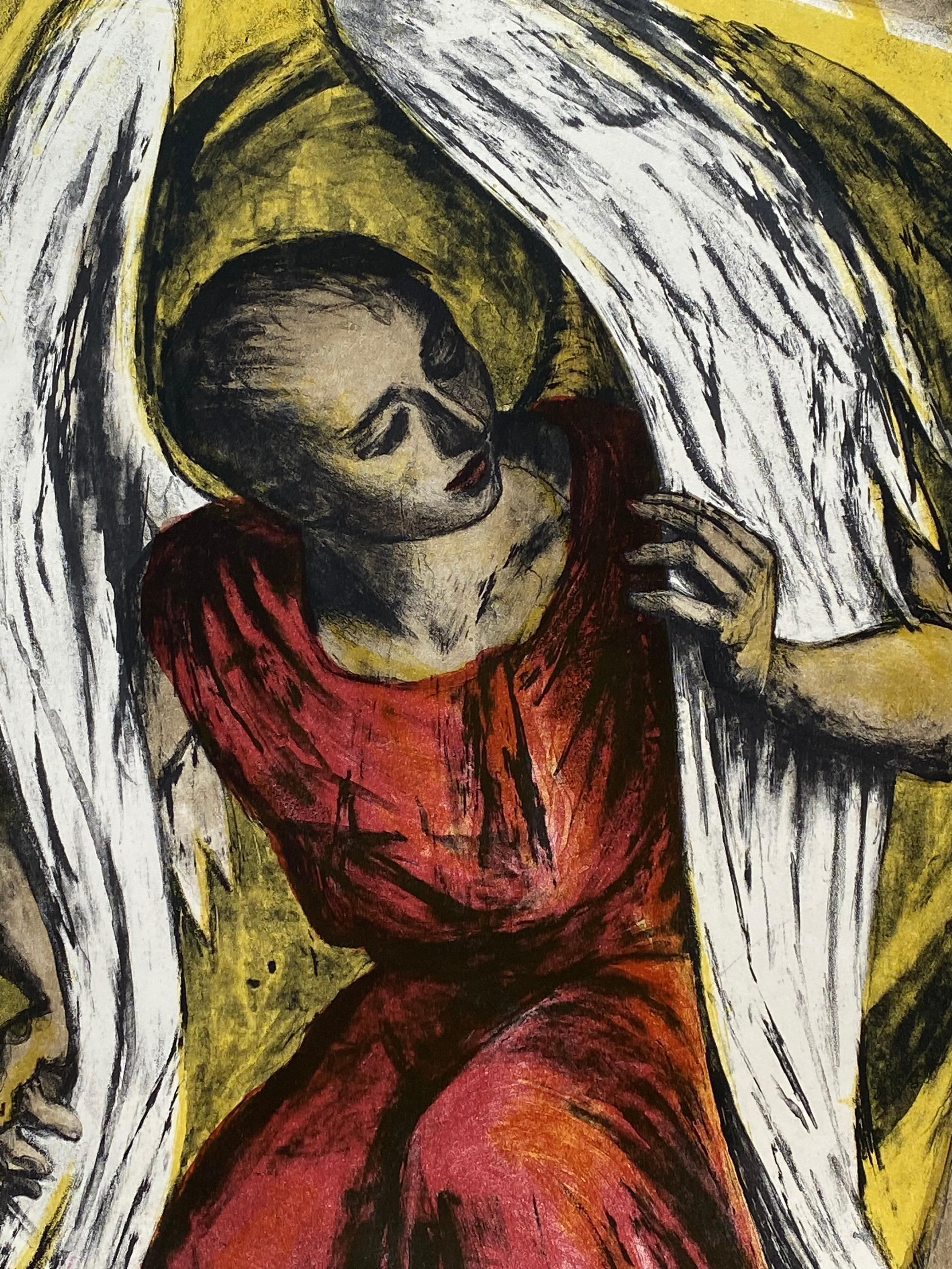 “Fallen Angel” - Modern Print by Benton Murdoch Spruance