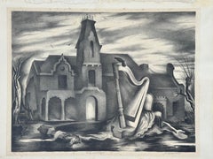 Arpas Tocadas Una Vez (Paisaje Surrealista)