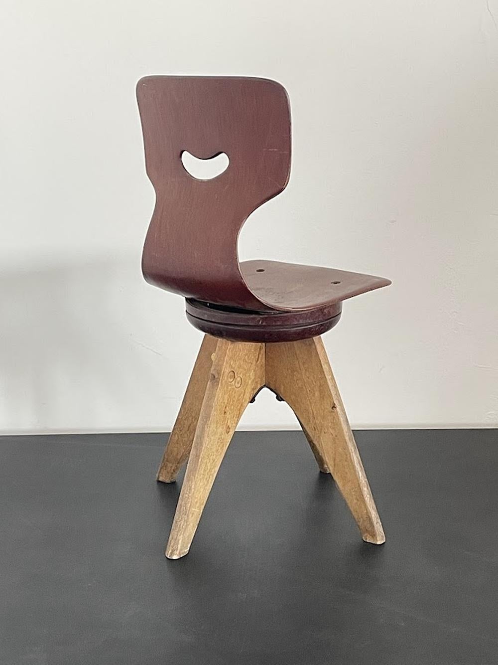 Moderno Sedia per bambini Model 15114 di Adam Stegner per Flötotto, anni '50 in vendita