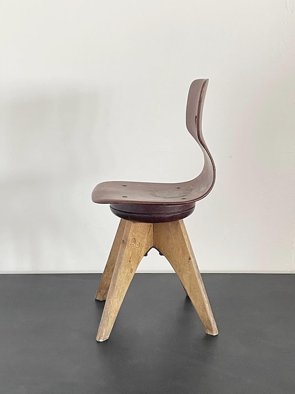 Sedia per bambini Model 15114 di Adam Stegner per Flötotto, anni '50 In condizioni buone in vendita a Debrecen, HU