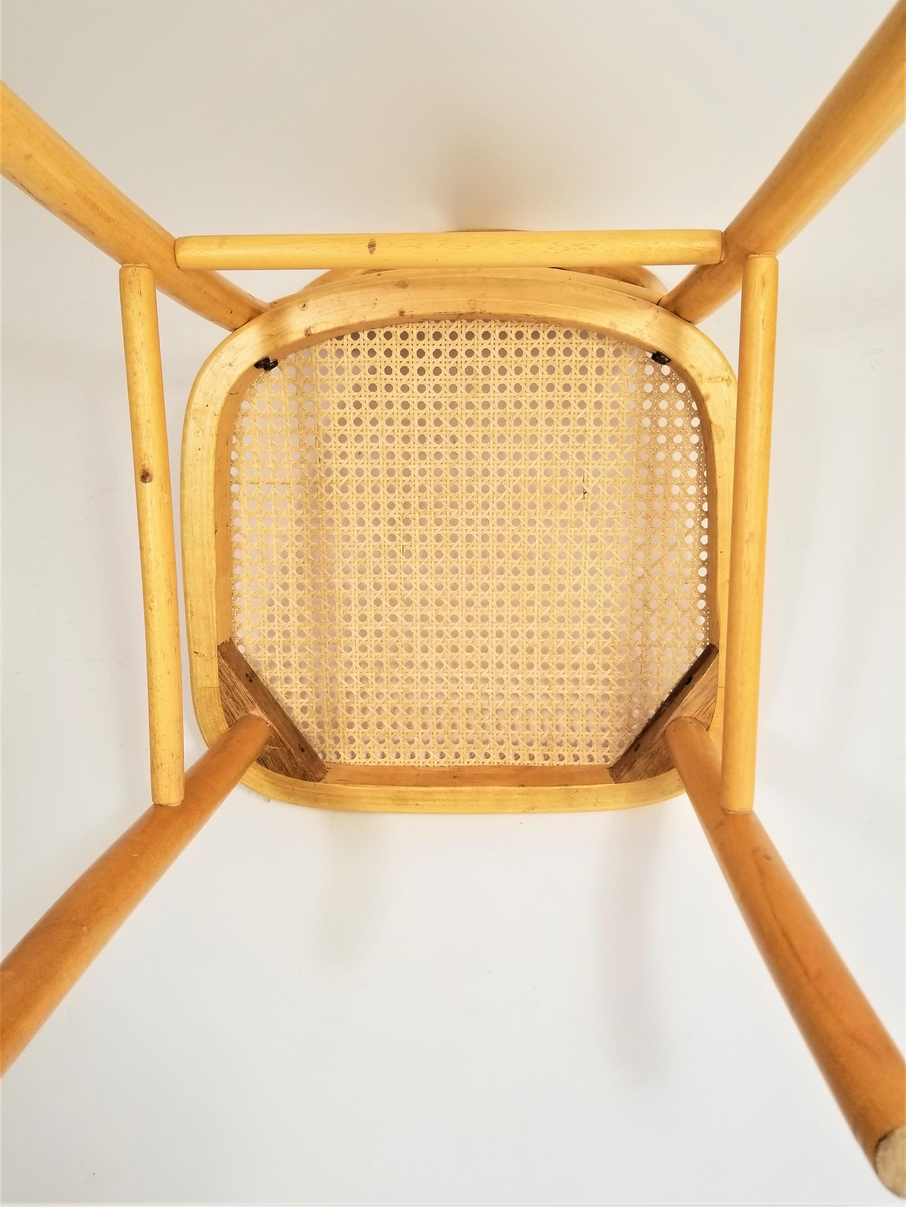 Bentwood and Cane Chair For Sale 6