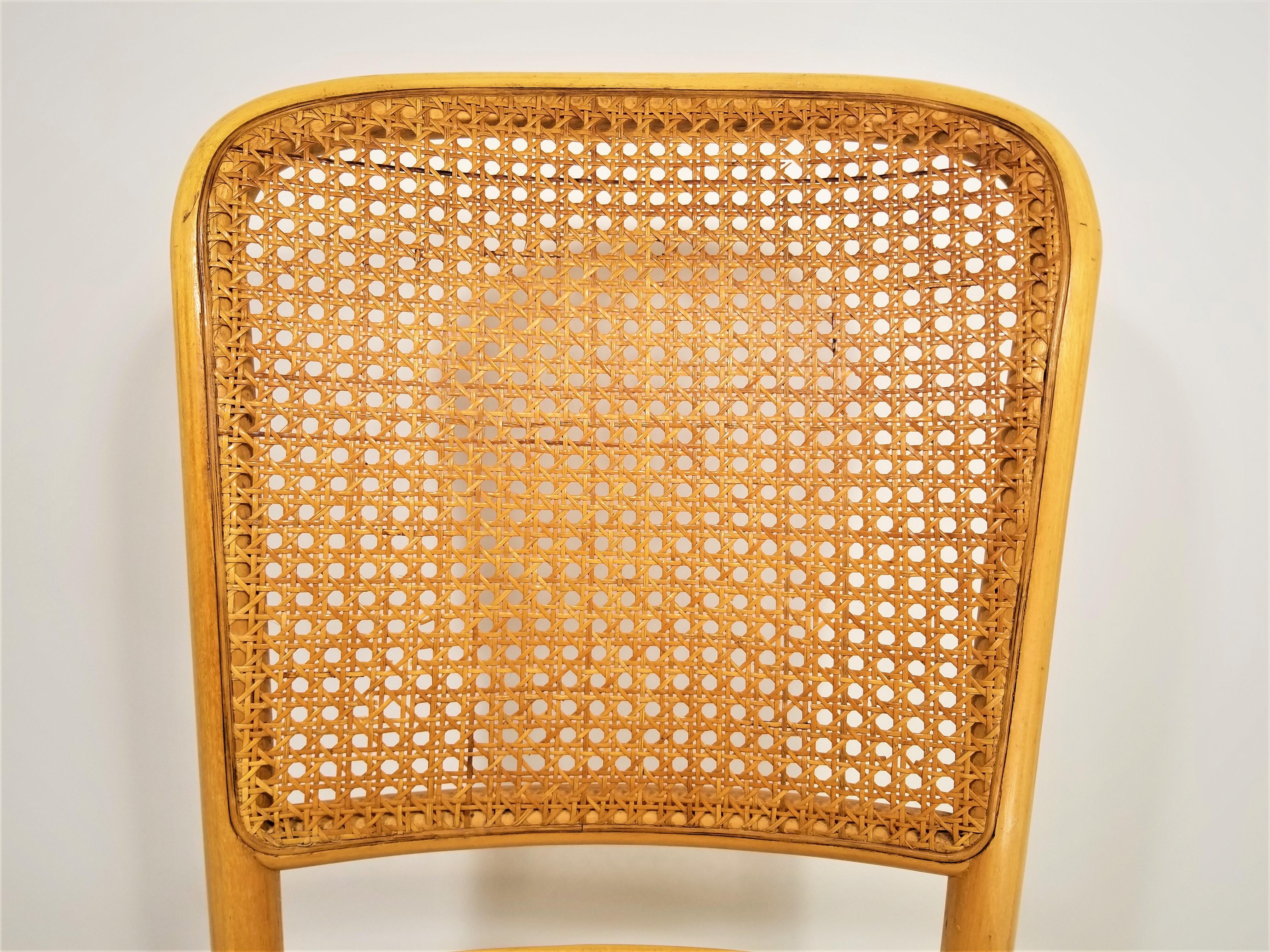 20th Century Bentwood and Cane Chair For Sale