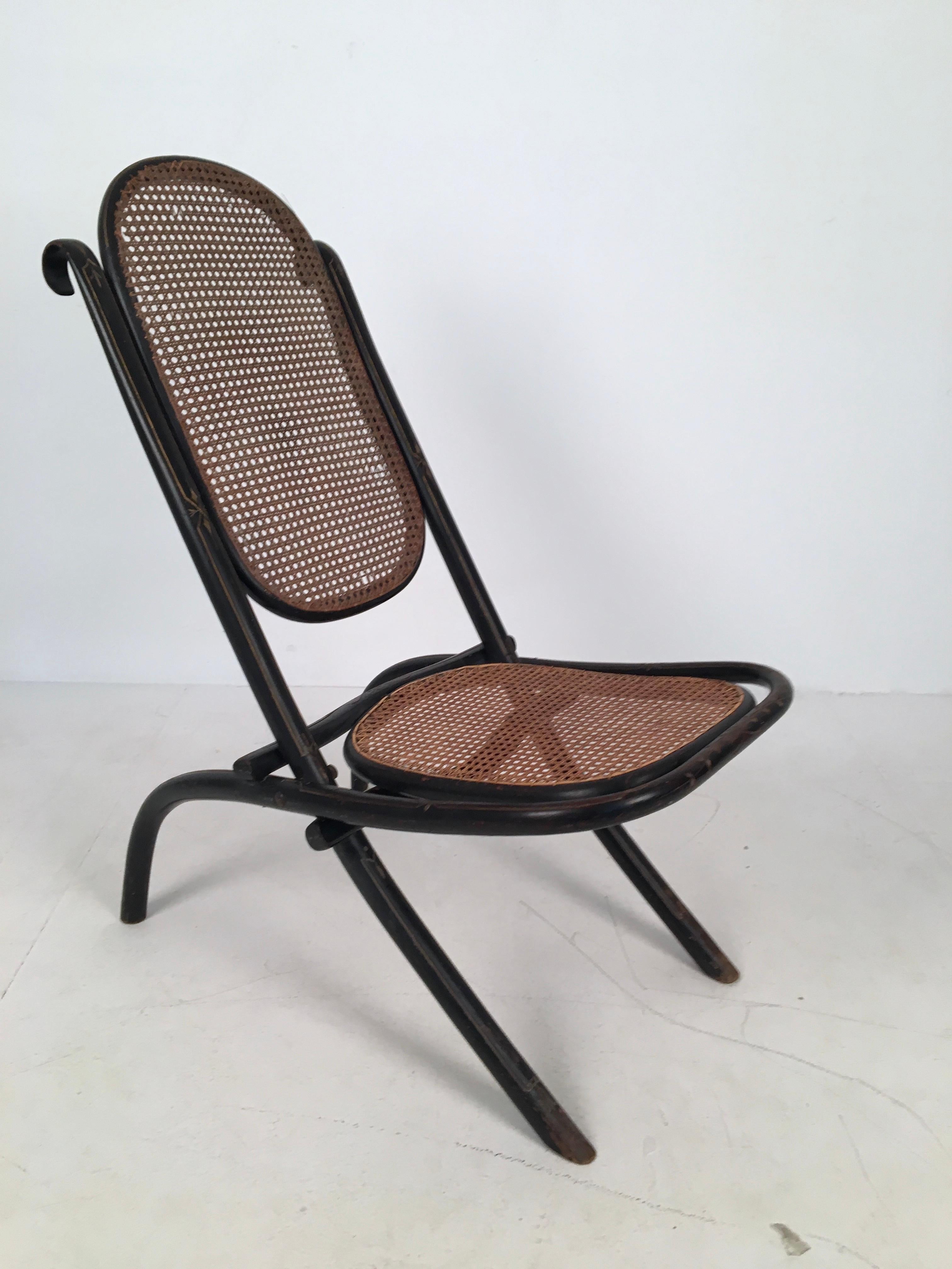 Aesthetic Movement Bentwood and Cane Thonet 