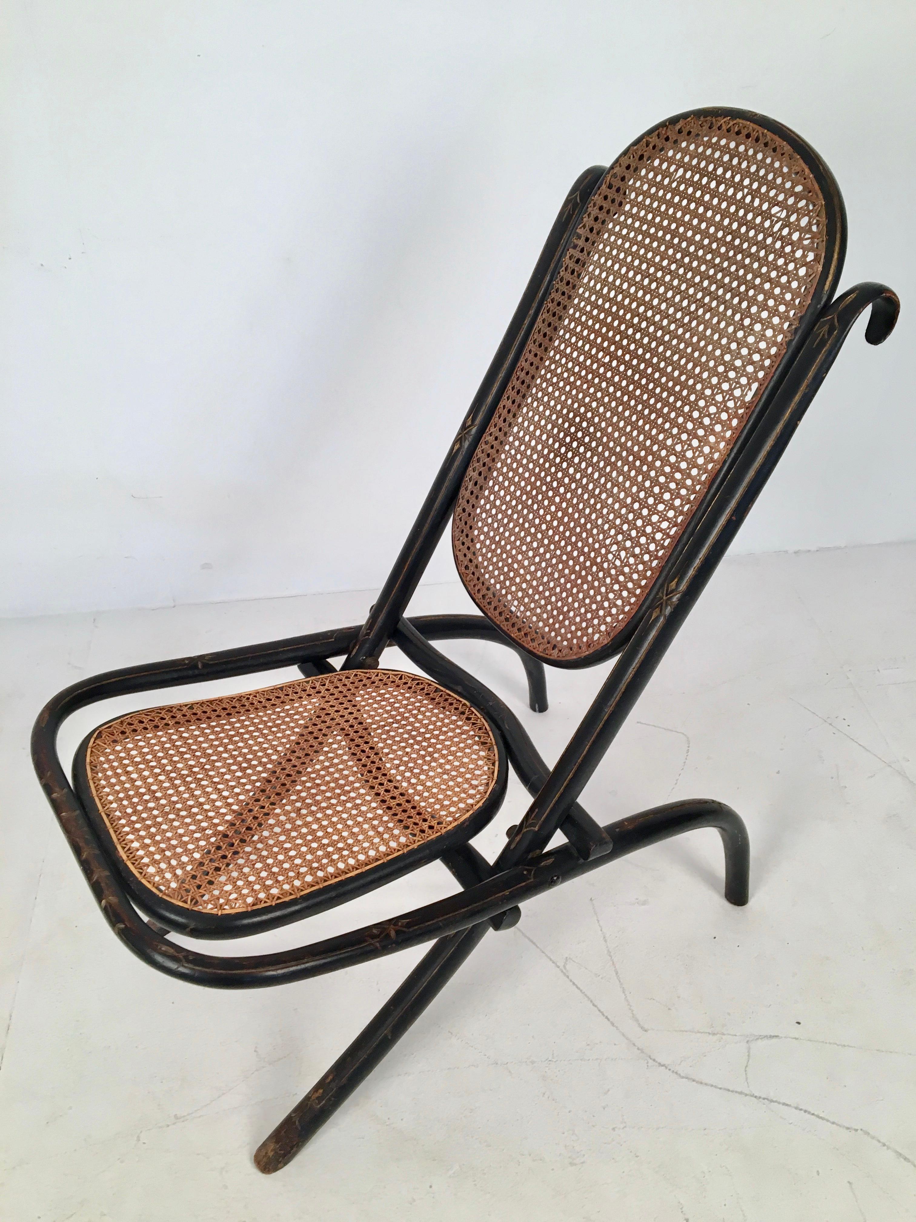 Mid-19th Century Bentwood and Cane Thonet 
