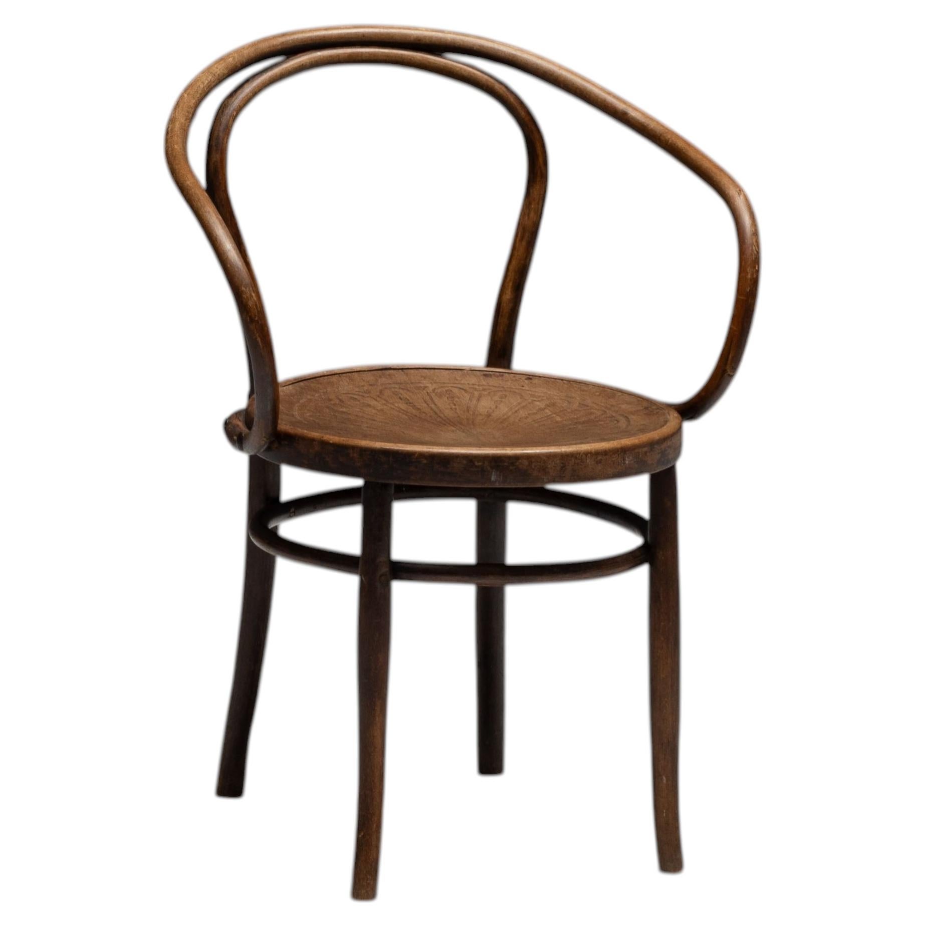 Bentwood Armchair Attributed to Thonet, Austria, Late 19th Century