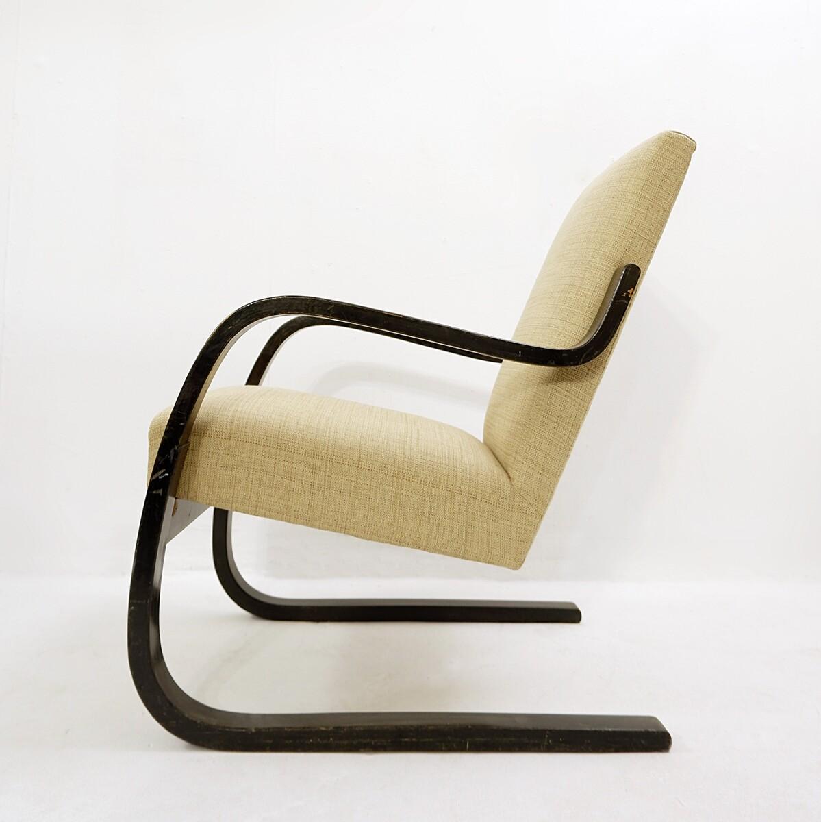 Bentwood Armchair by Alvar Aalto for Artek - New upholstery - Finland c.1939 5