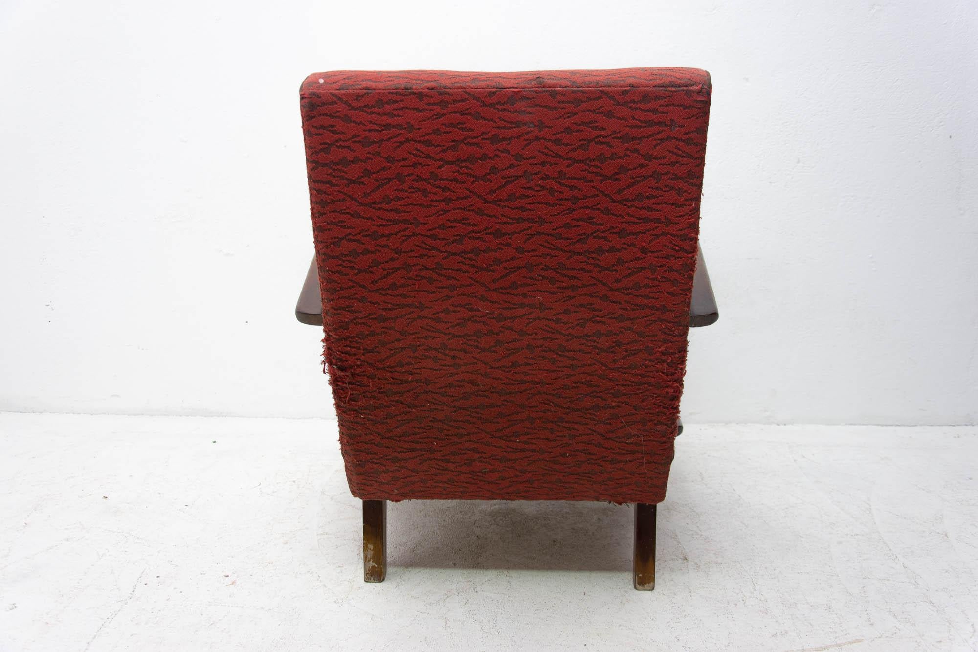 Bentwood Armchair by Jindřich Halabala for UP Závody, 1950s 3