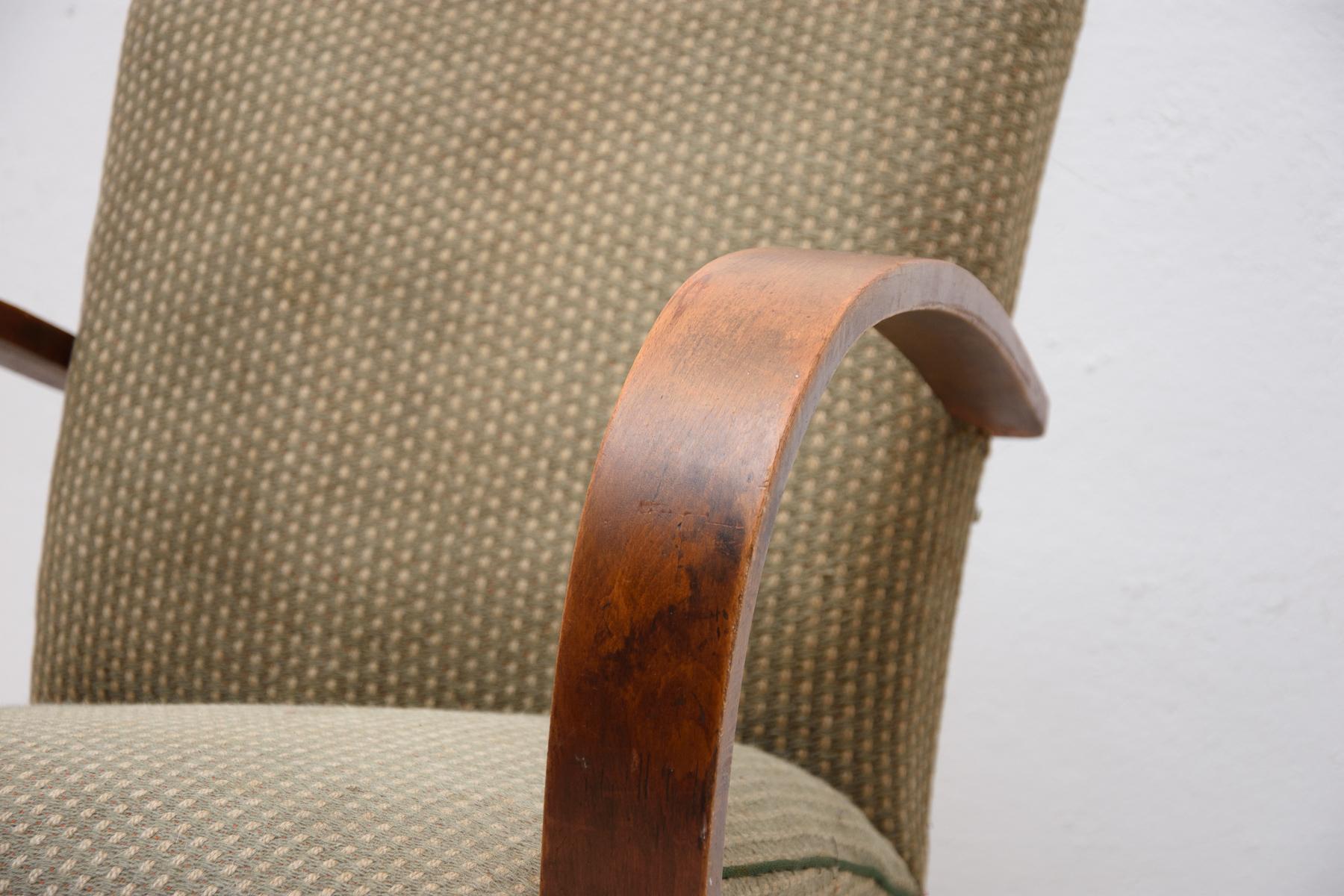 20th Century Bentwood Armchair by Jindřich Halabala for UP Závody, 1950s