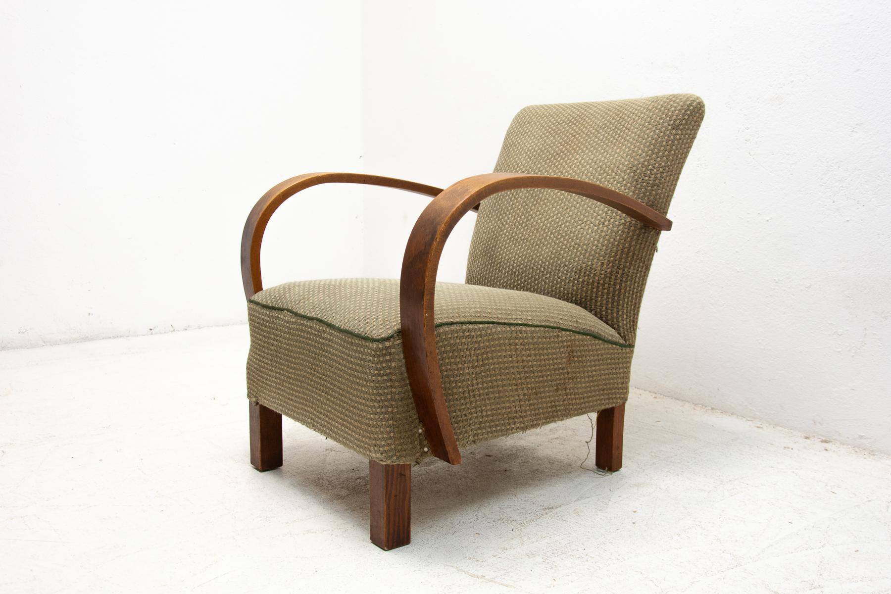 Bentwood Armchair by Jindřich Halabala for UP Závody, 1950s 1