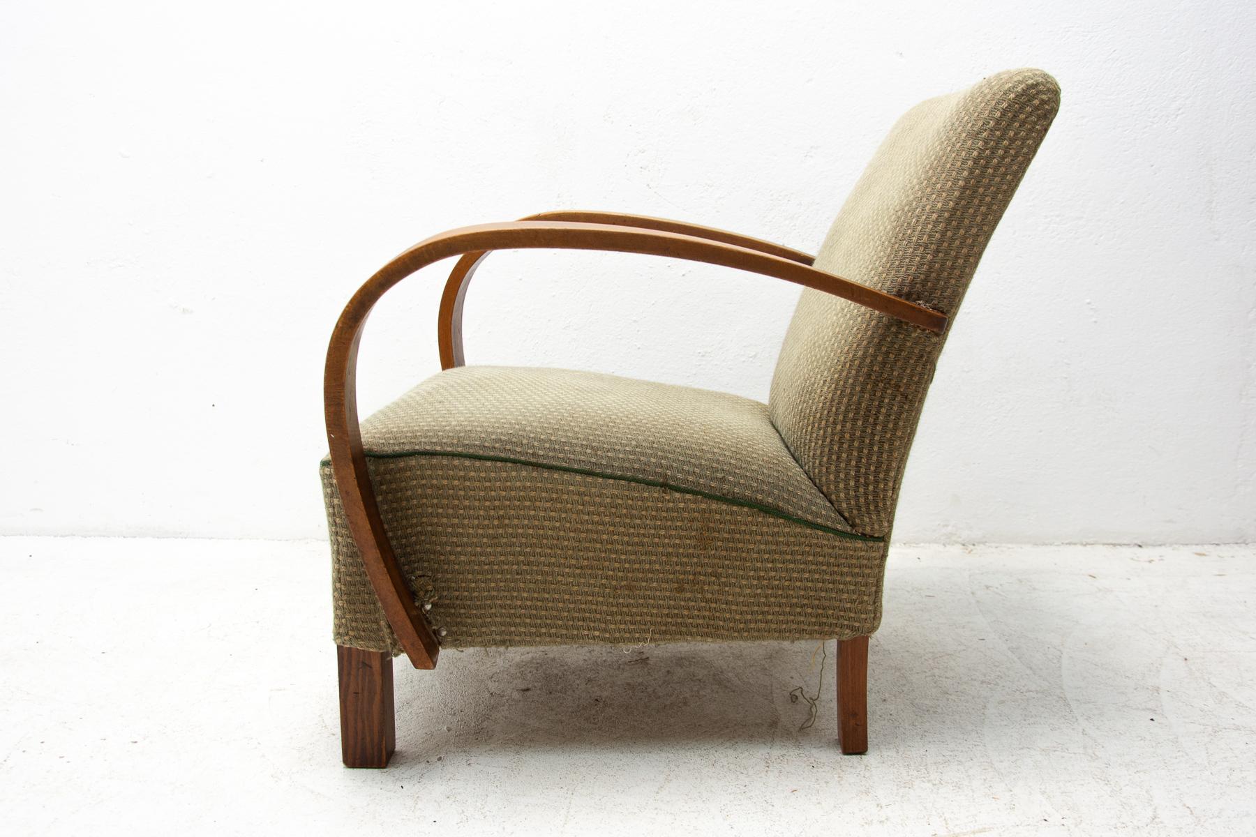 Bentwood Armchair by Jindřich Halabala for UP Závody, 1950s 2