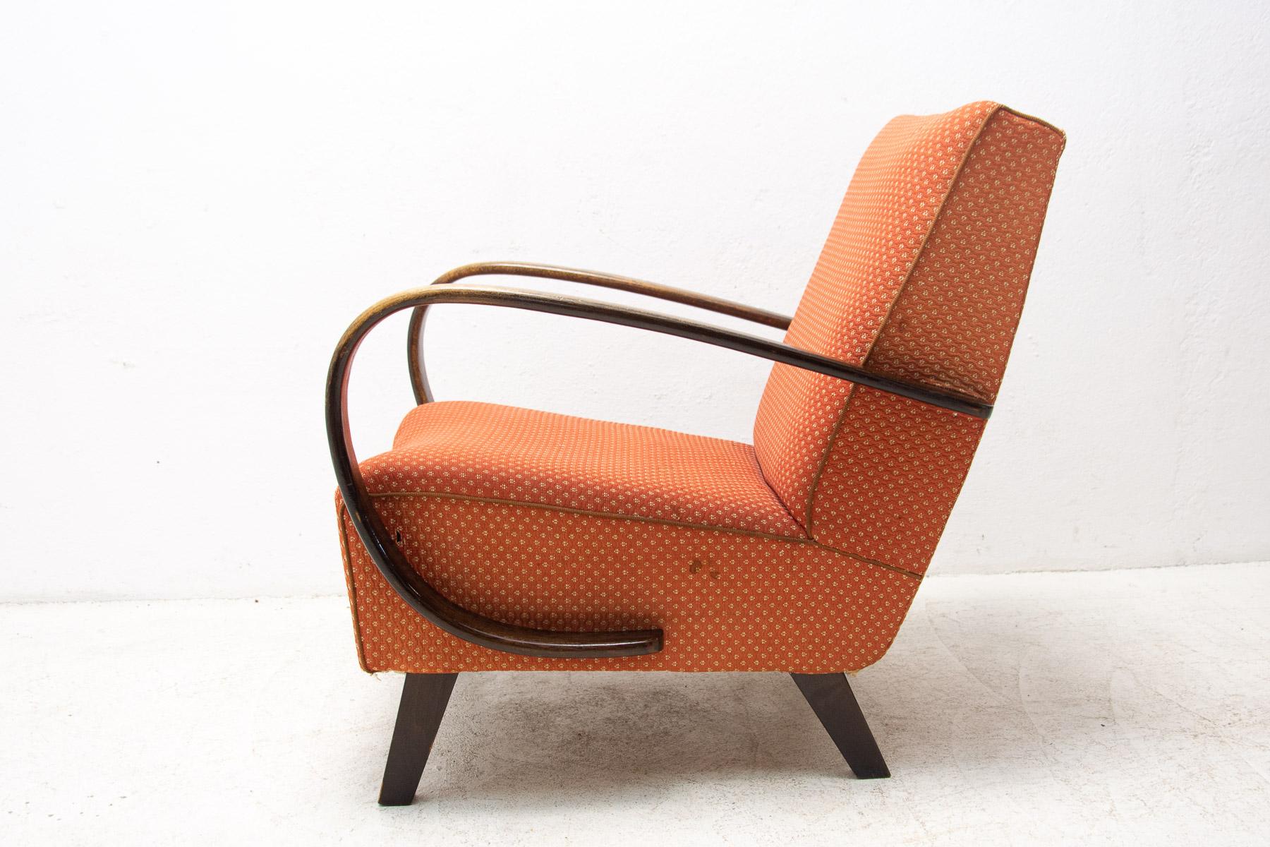 Bentwood Armchair by Jindřich Halabala for UP Závody, 1950's 2