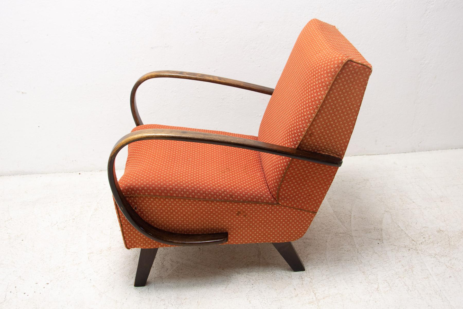 Bentwood Armchair by Jindřich Halabala for UP Závody, 1950's 4