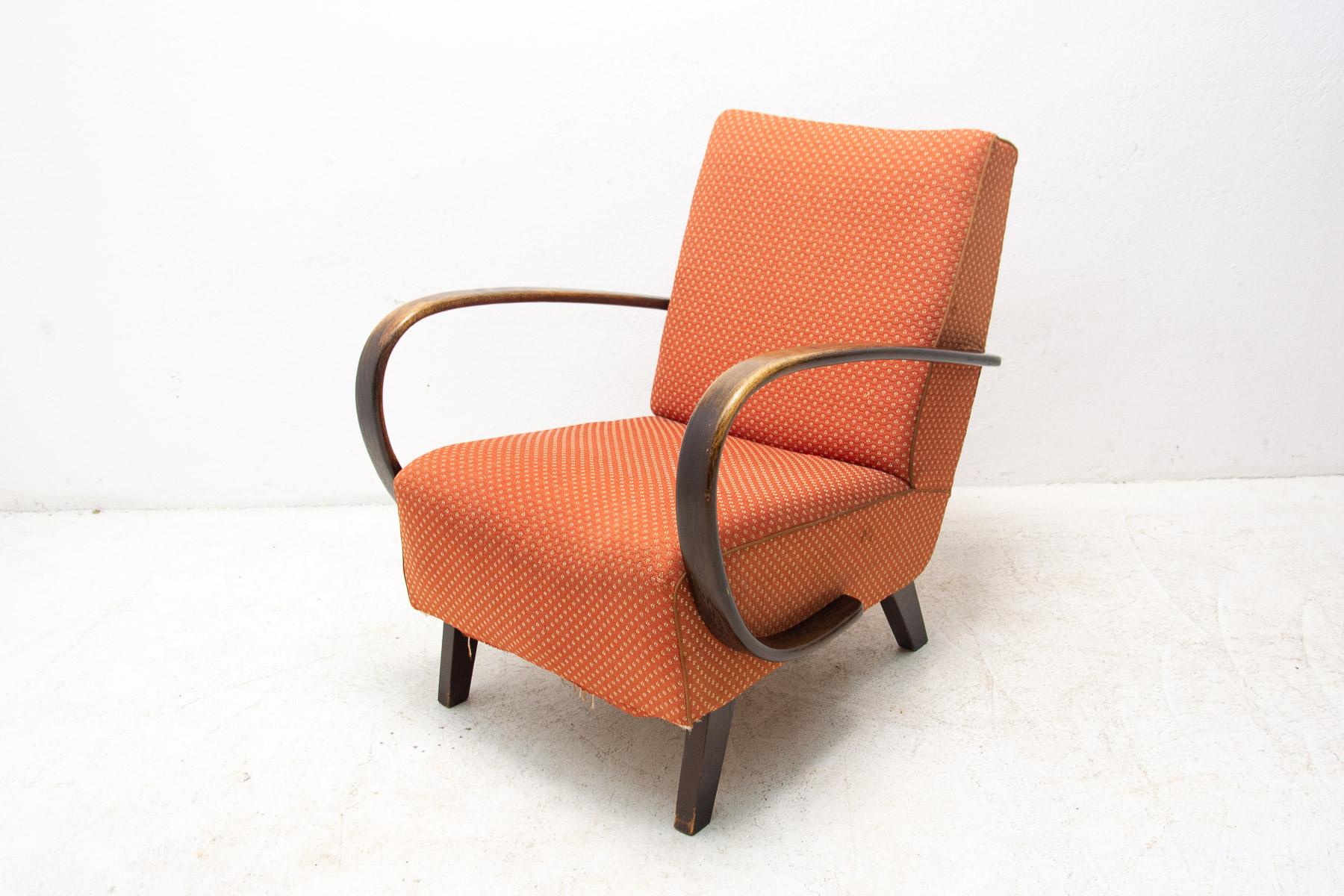 20th Century Bentwood Armchair by Jindřich Halabala for UP Závody, 1950's