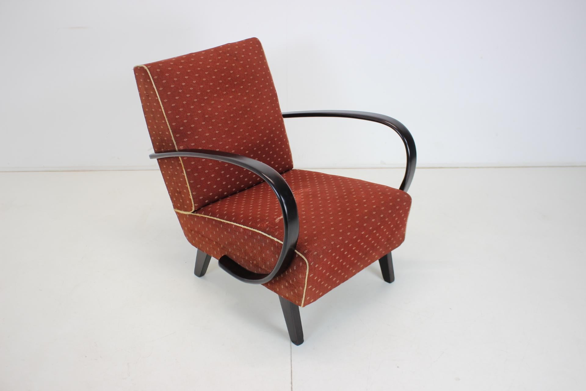 Bentwood Armchair by Jindrich Halabala for UP Zavody, 1950's For Sale 5