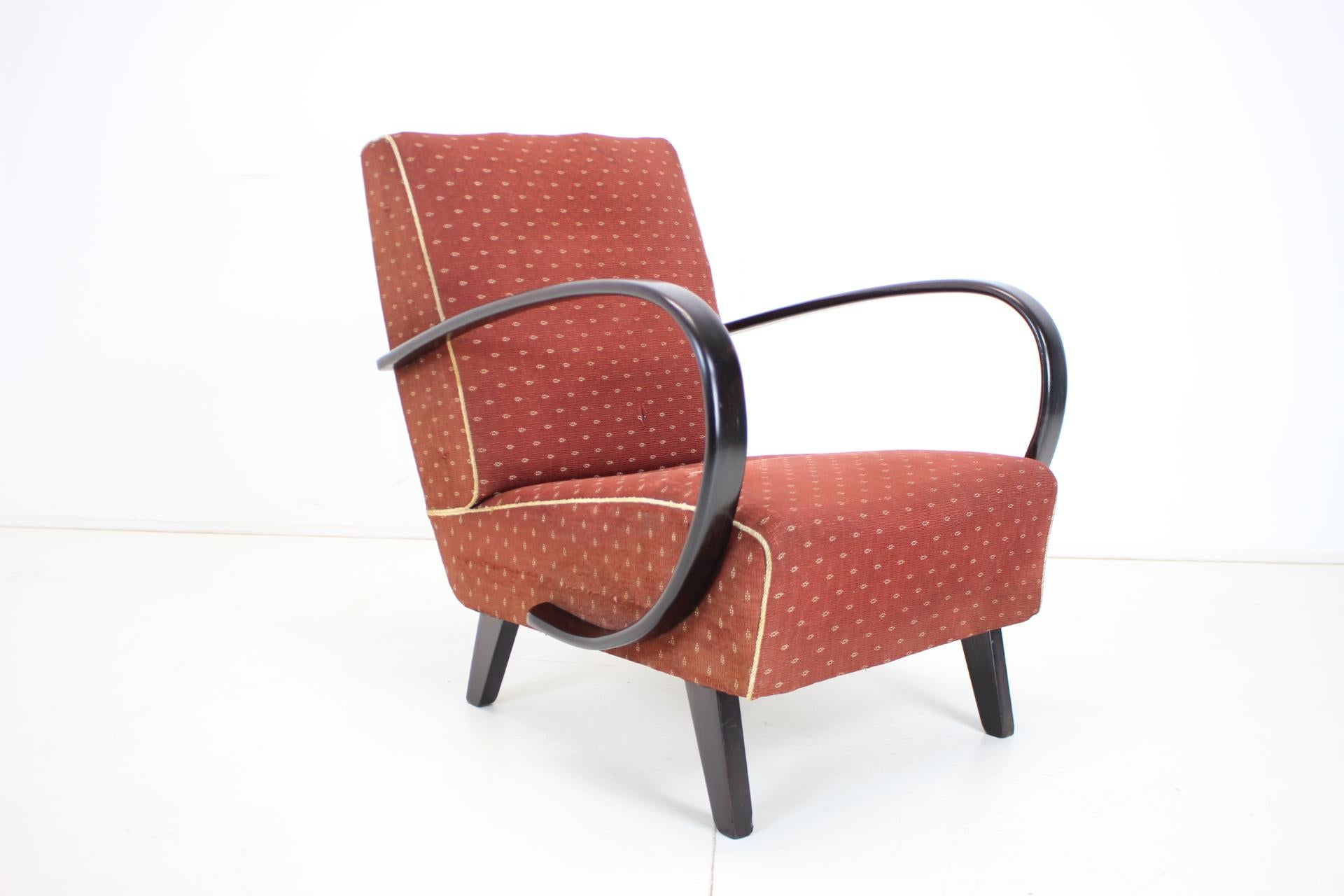 Bentwood Armchair by Jindrich Halabala for UP Zavody, 1950's For Sale 6