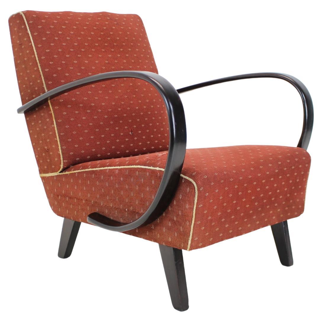 Bentwood Armchair by Jindrich Halabala for UP Zavody, 1950's For Sale