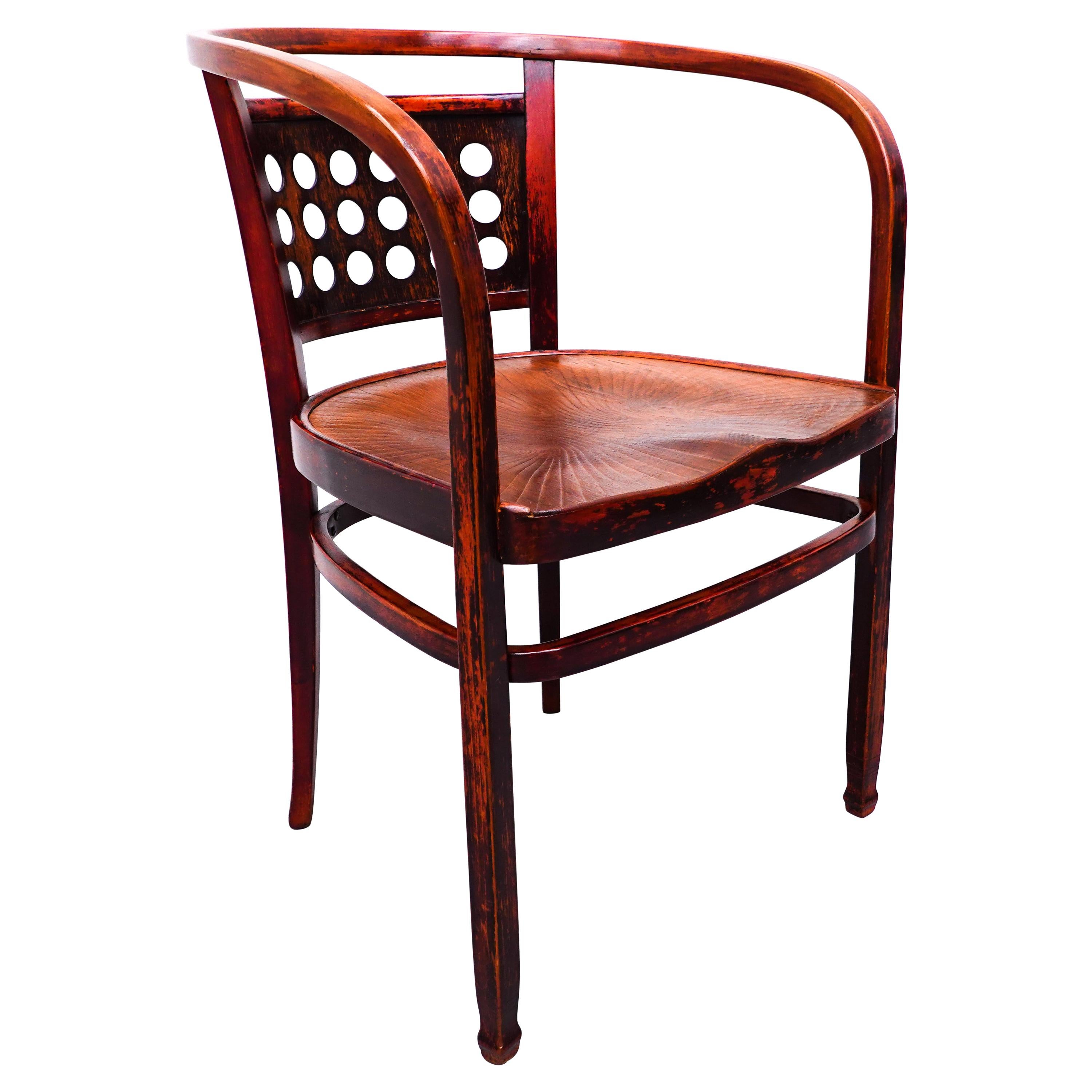 Bentwood Armchair by Otto Wagner for J 
J Kohn, Vienna Secession