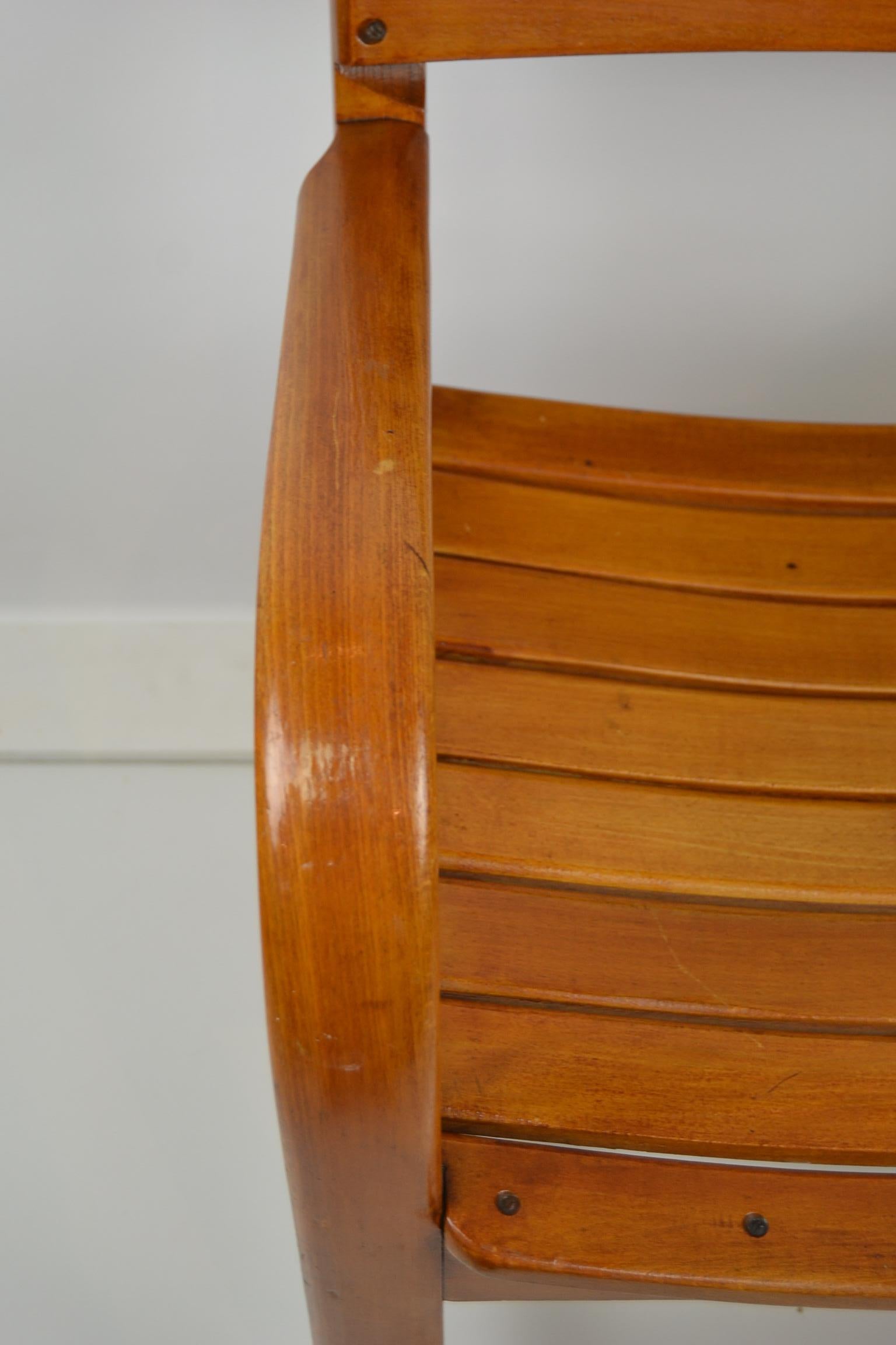 Bentwood Armchair by Torck, Belgium, 1950s 3