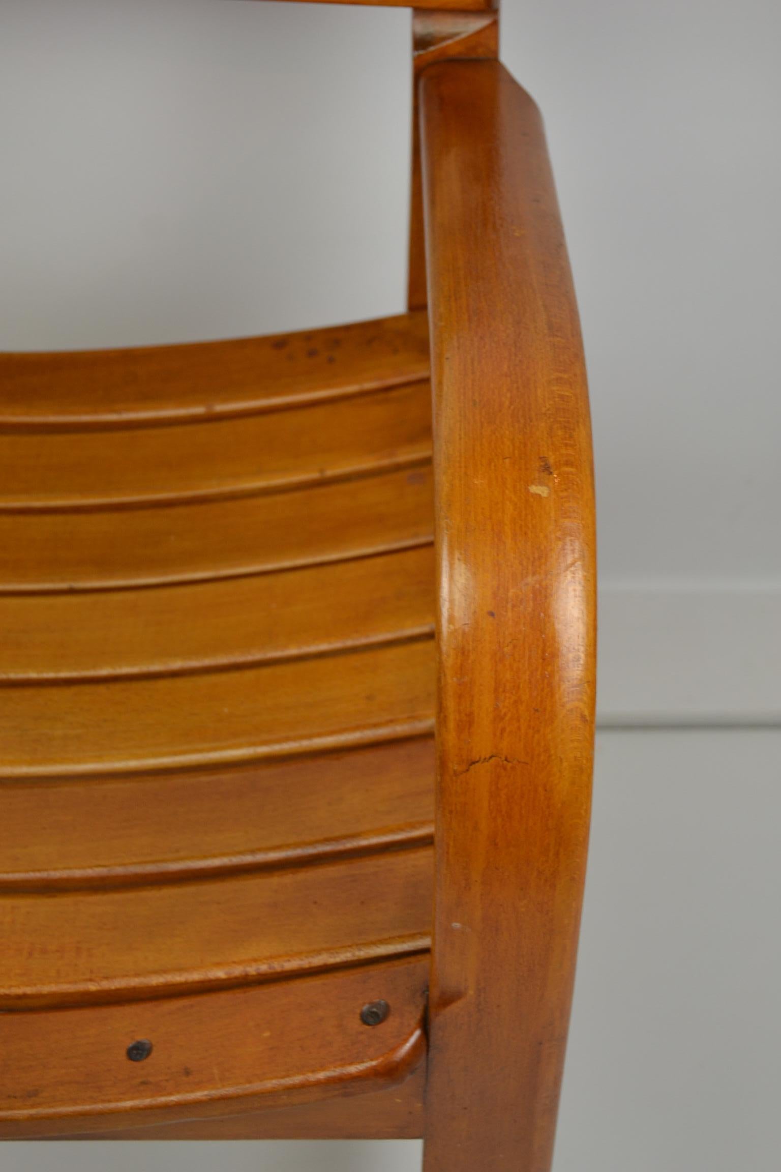 Bentwood Armchair by Torck, Belgium, 1950s 4