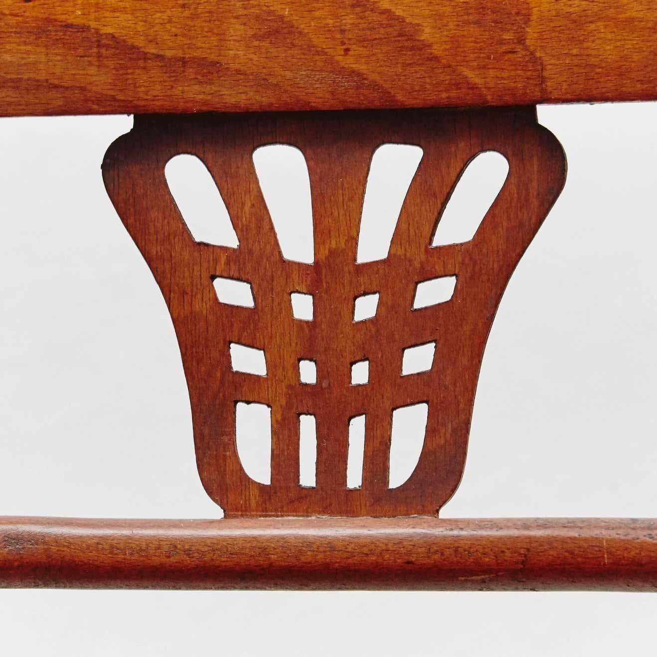 Wood Bentwood Armchair, circa 1900