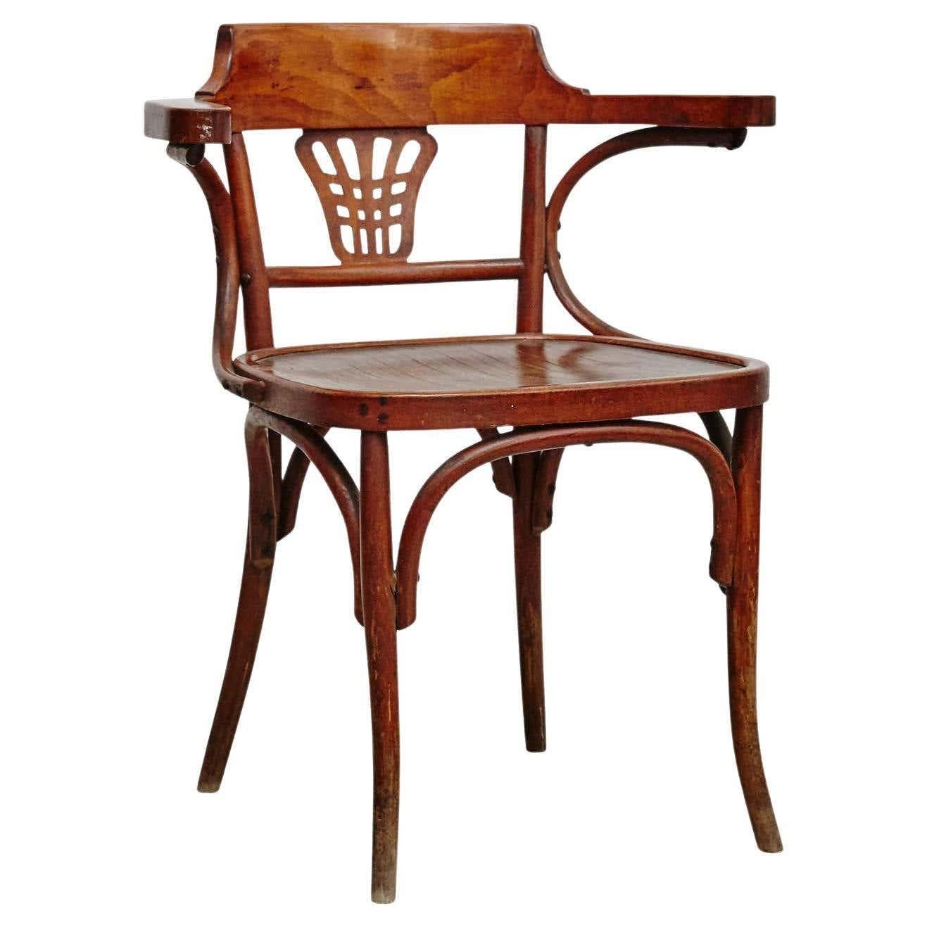 Bugholz-Sessel, um 1900 im Angebot 2