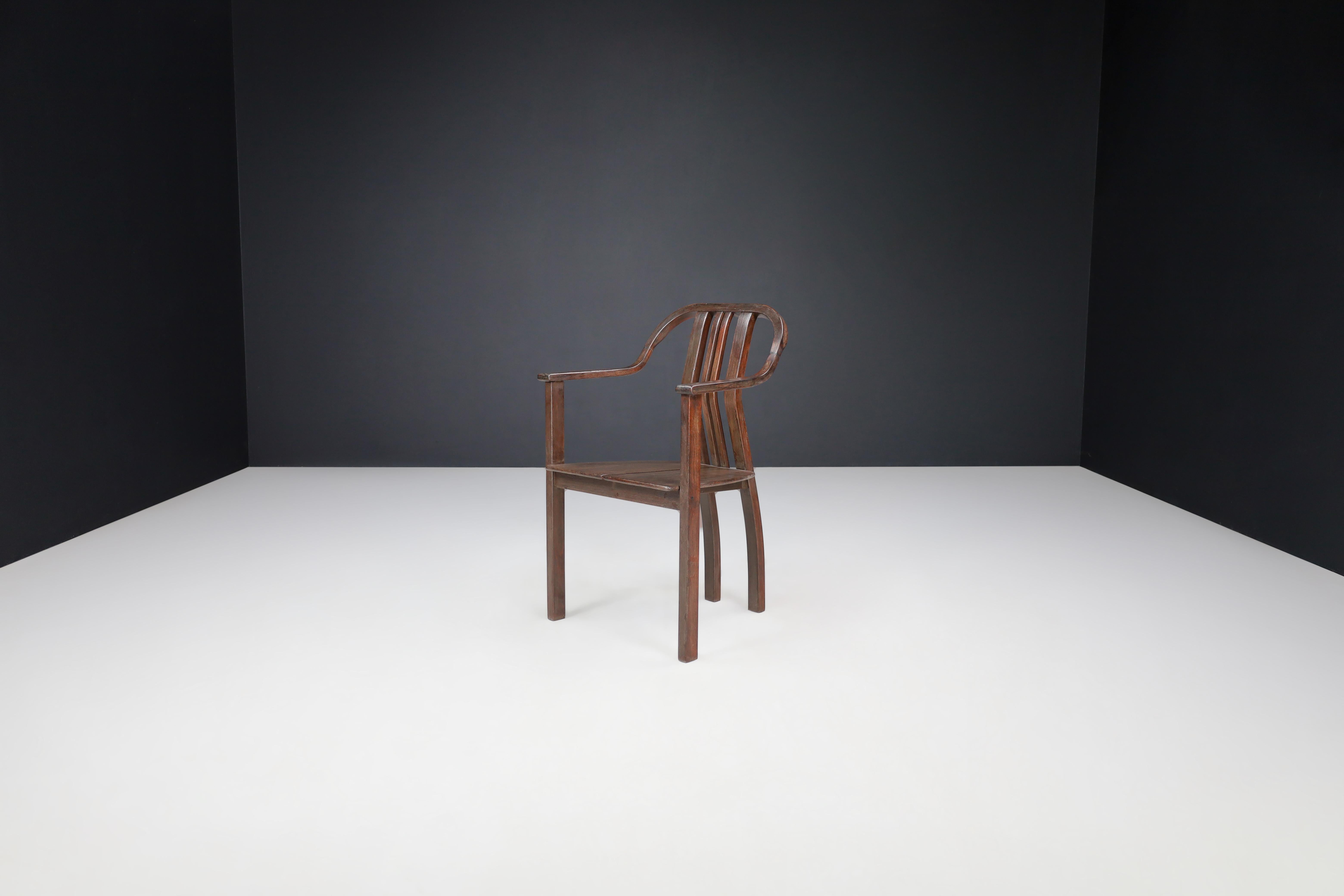 Bentwood Armchair, Czechoslovakia, 1930s — Art Deco Meets Bauhaus Elegance
Four available – Sold and priced individually

This stunning bentwood armchair, made in 1930s Czechoslovakia, brings together the refined lines of Bauhaus design with the