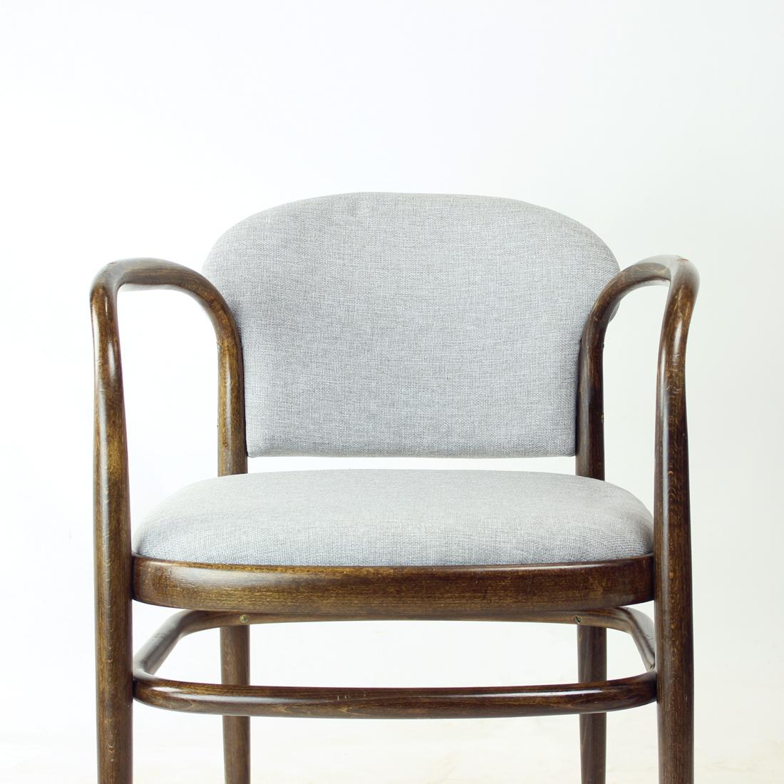 Sessel aus Bugholz, Tschechoslowakei, 1950er Jahre im Angebot 4