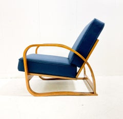 Bentwood Armchair, Jindrich Halabala with Adjustable Back, Czech Republic, 1940s