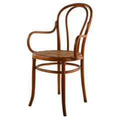 Used Bentwood armchair produced by the Fischel company between 1890 and 1910