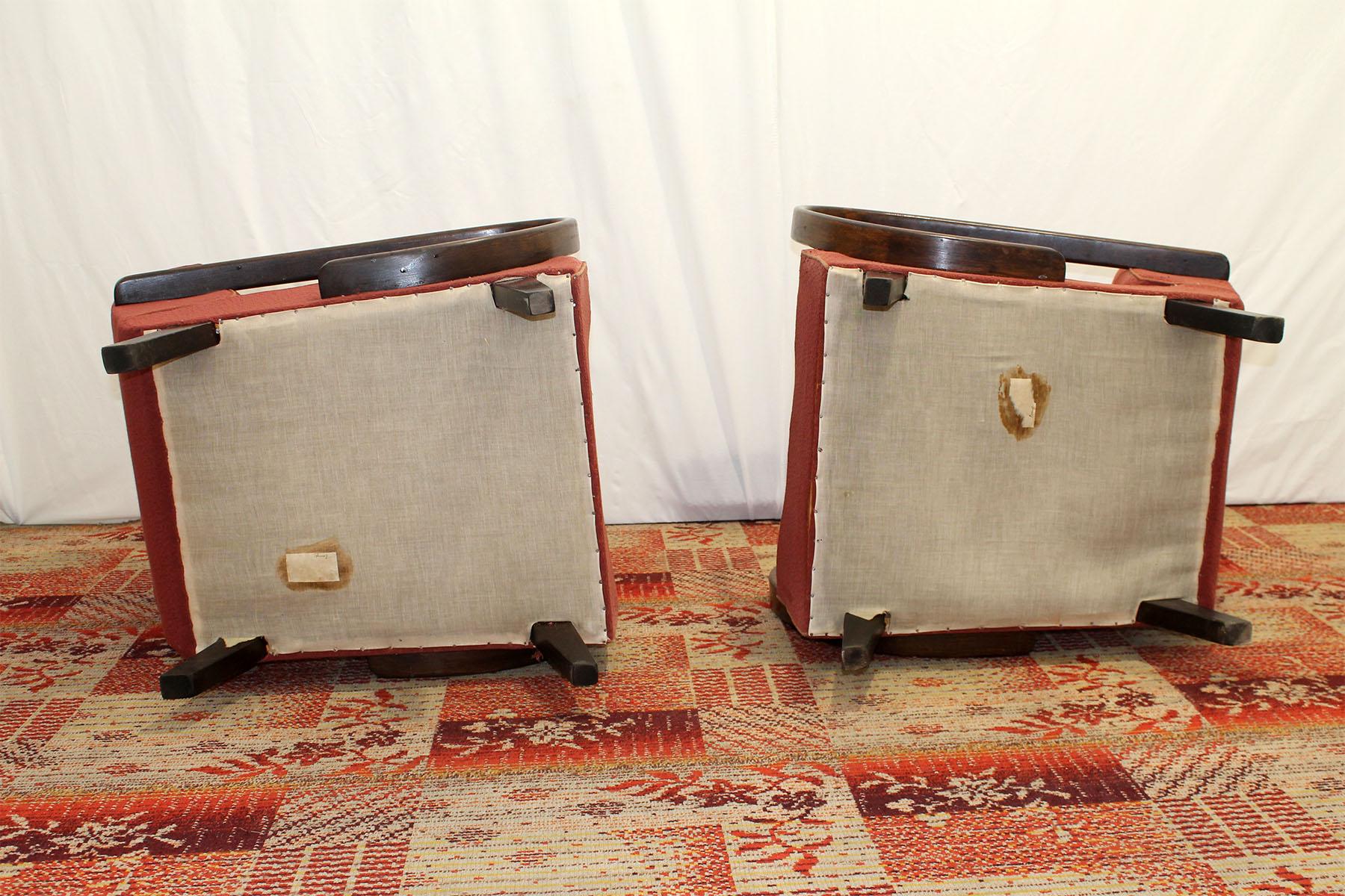 Bentwood Armchairs by Jindřich Halabala for UP Závody, 1950s In Good Condition In Prague 8, CZ