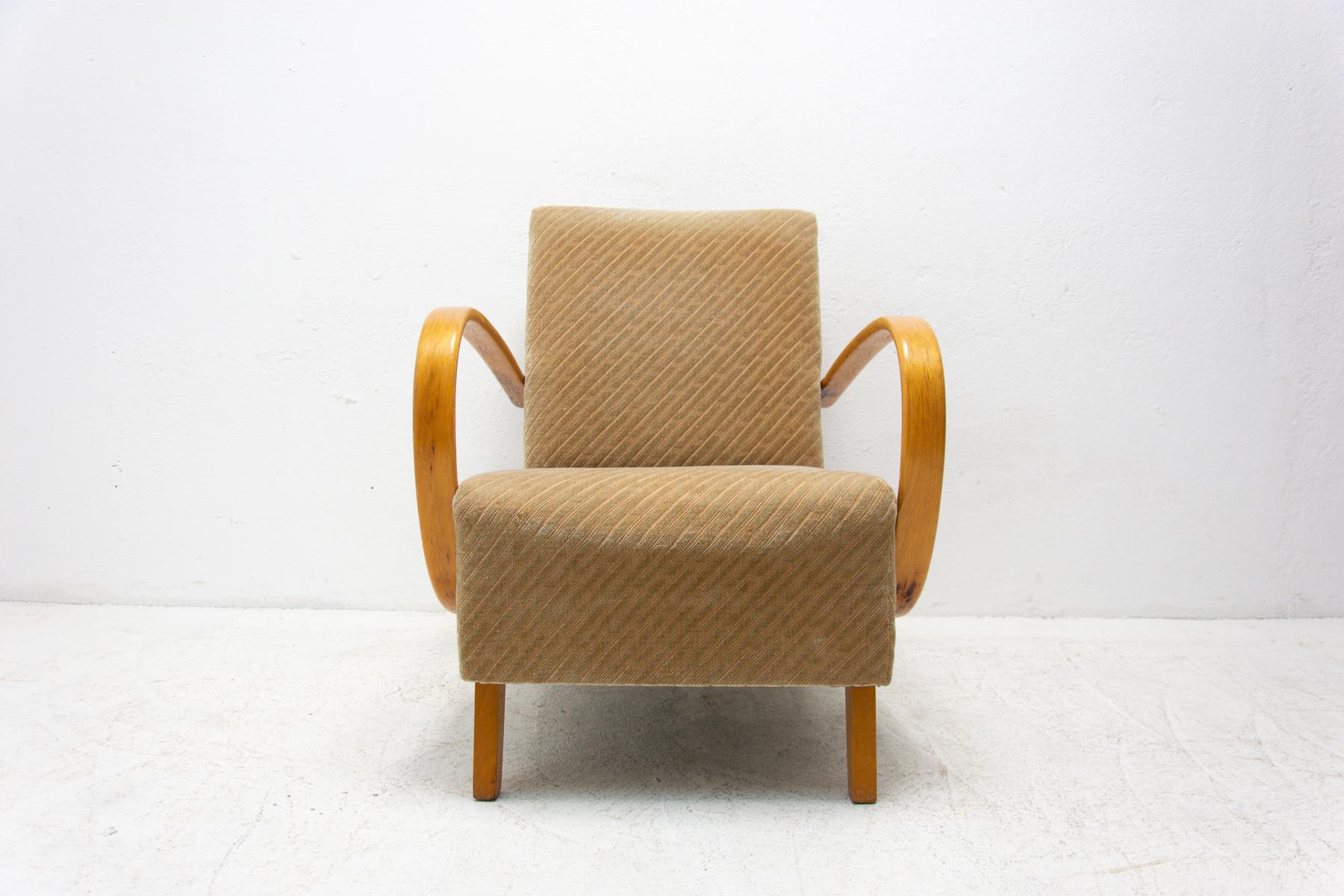 20th Century Bentwood Armchairs by Jindřich Halabala for UP Závody, 1950´s