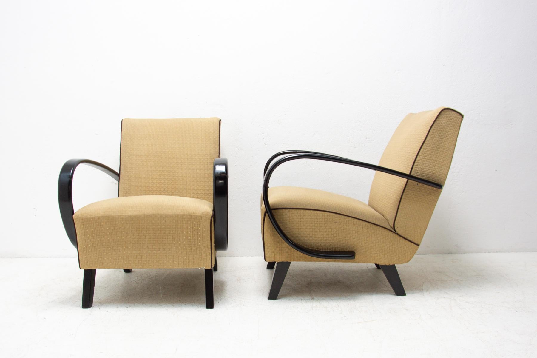 Bentwood Armchairs by Jindřich Halabala for UP Závody, 1950´S 1