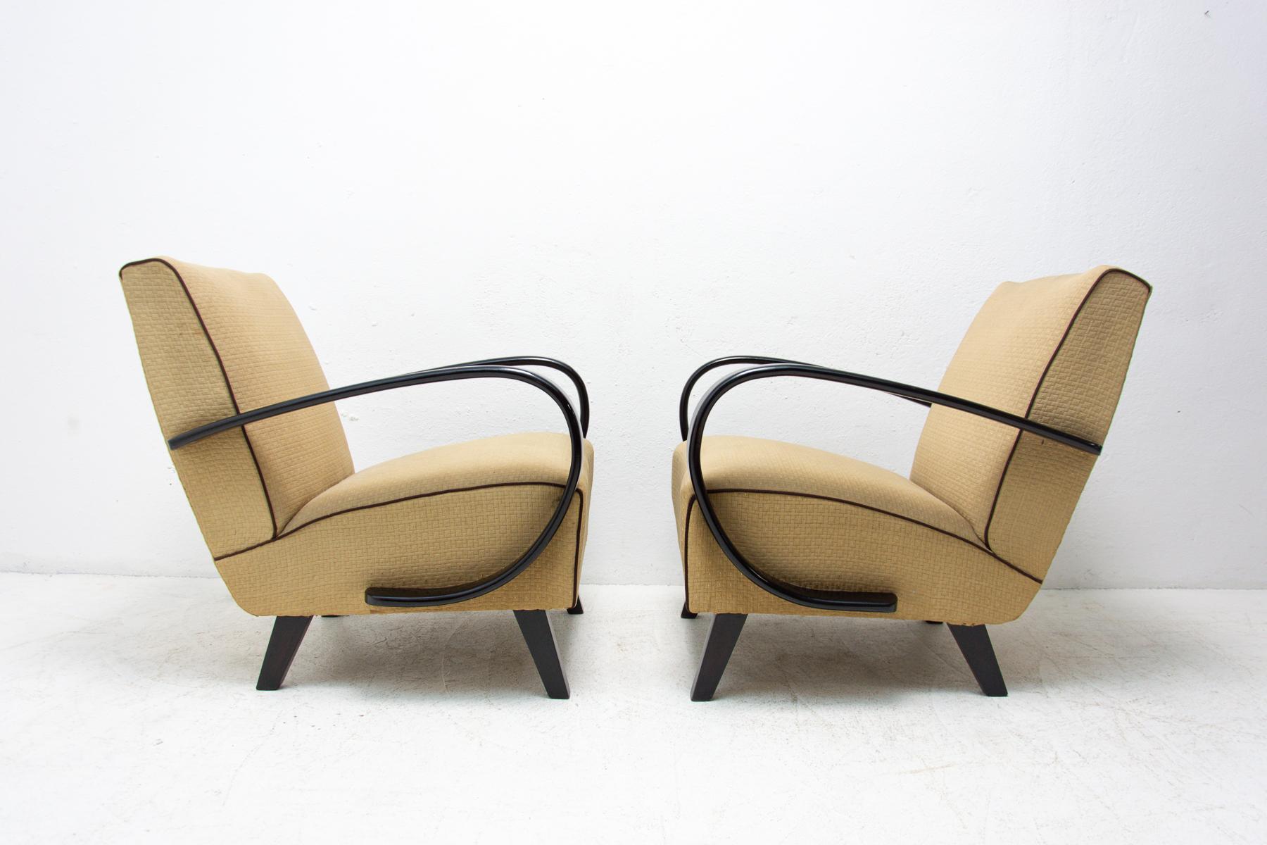 Bentwood Armchairs by Jindřich Halabala for UP Závody, 1950´S 2