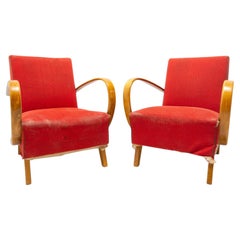 Bentwood Armchairs by Jindřich Halabala for UP Závody, 1950´S