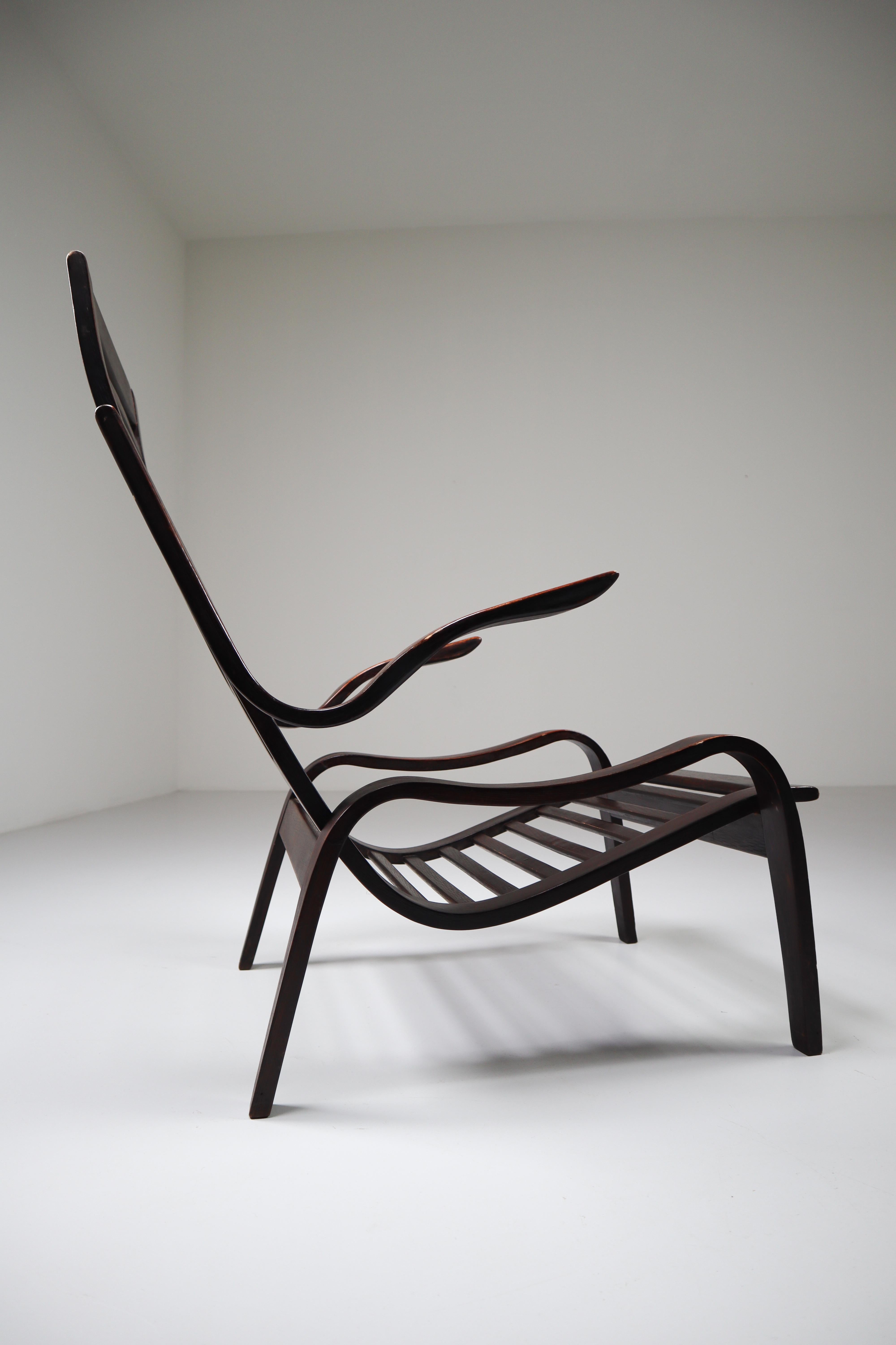 Bentwood Armchairs Designed by Jan Vanek for UP Zavodny in the 1930s 4