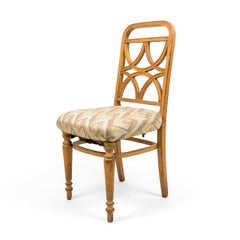 Bentwood Art Deco Geometric Side Chairs