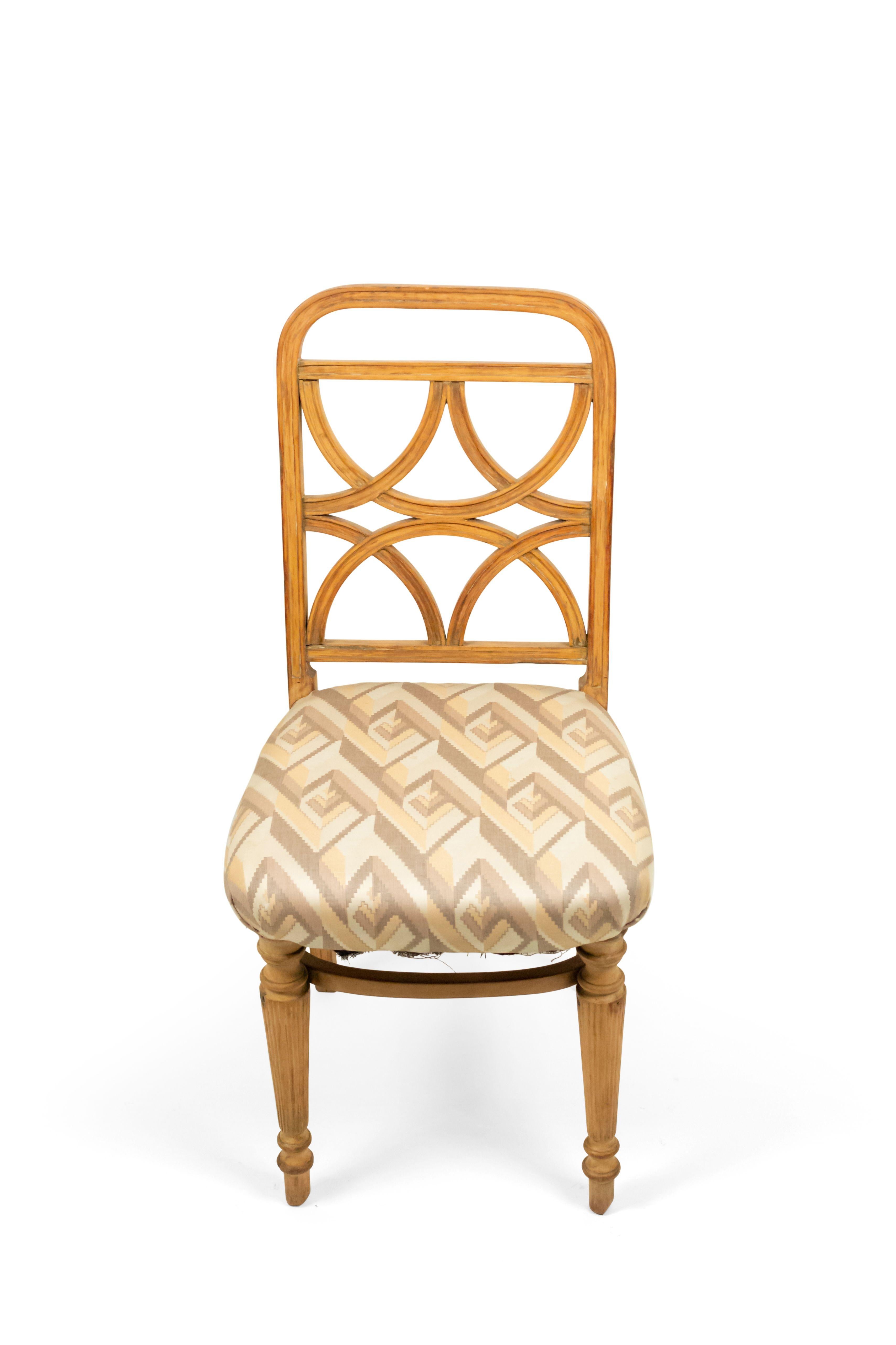 Geometrische Art Deco Beistellstühle aus Bugholz (Art déco) im Angebot