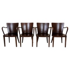 Bentwood B47 Armchairs by Michael Thonet, 1930s, Set of 4