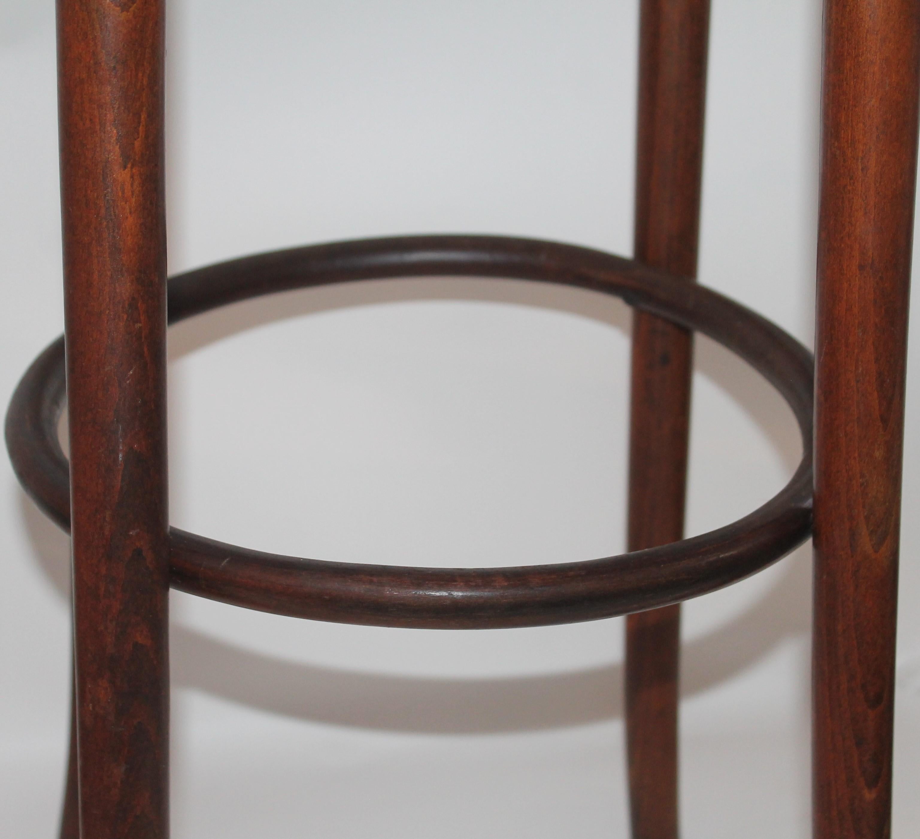 bentwood bar stools cane seat