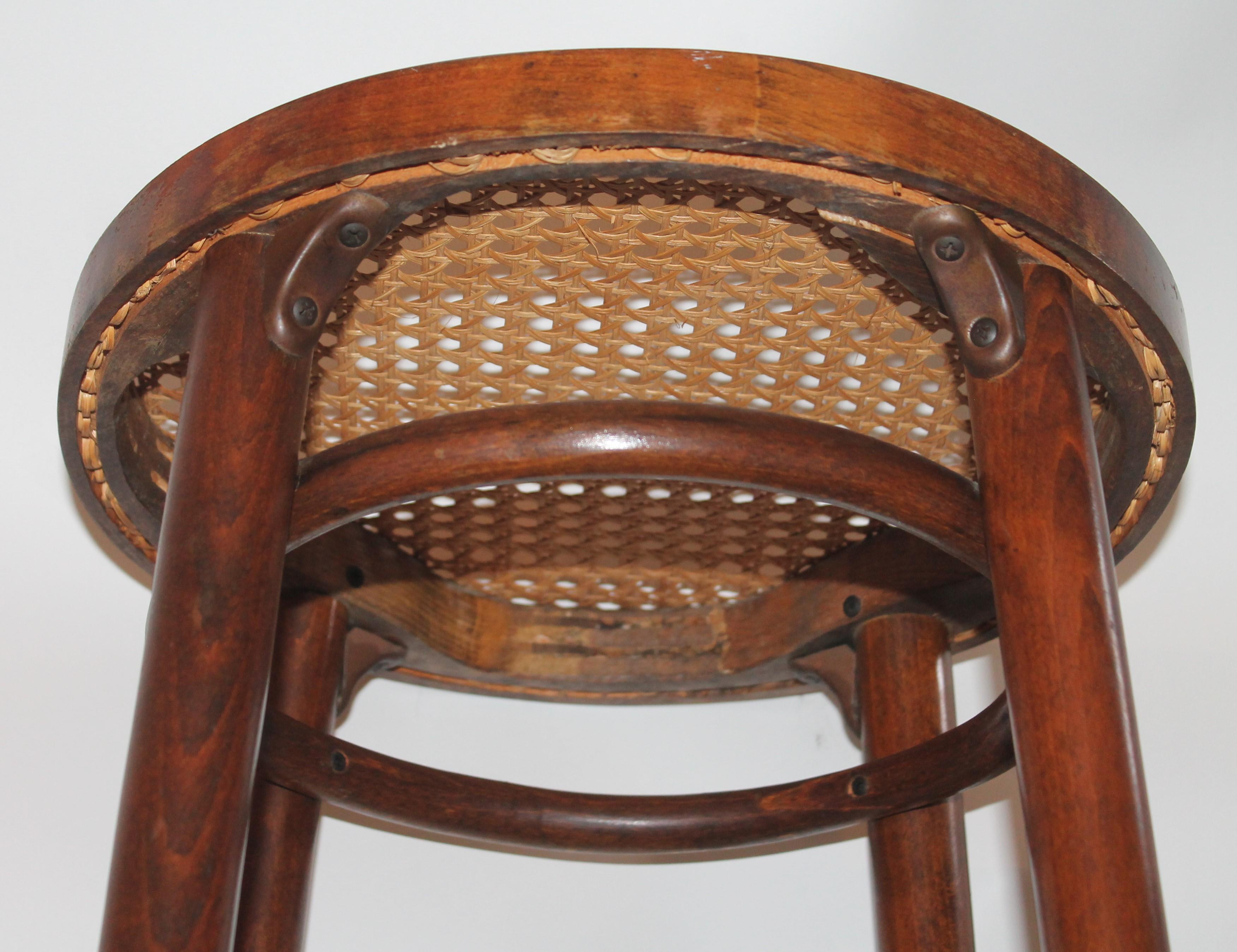 cane bar stool