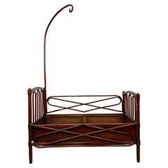 Antique Bentwood bed no.5 for children circa 1890