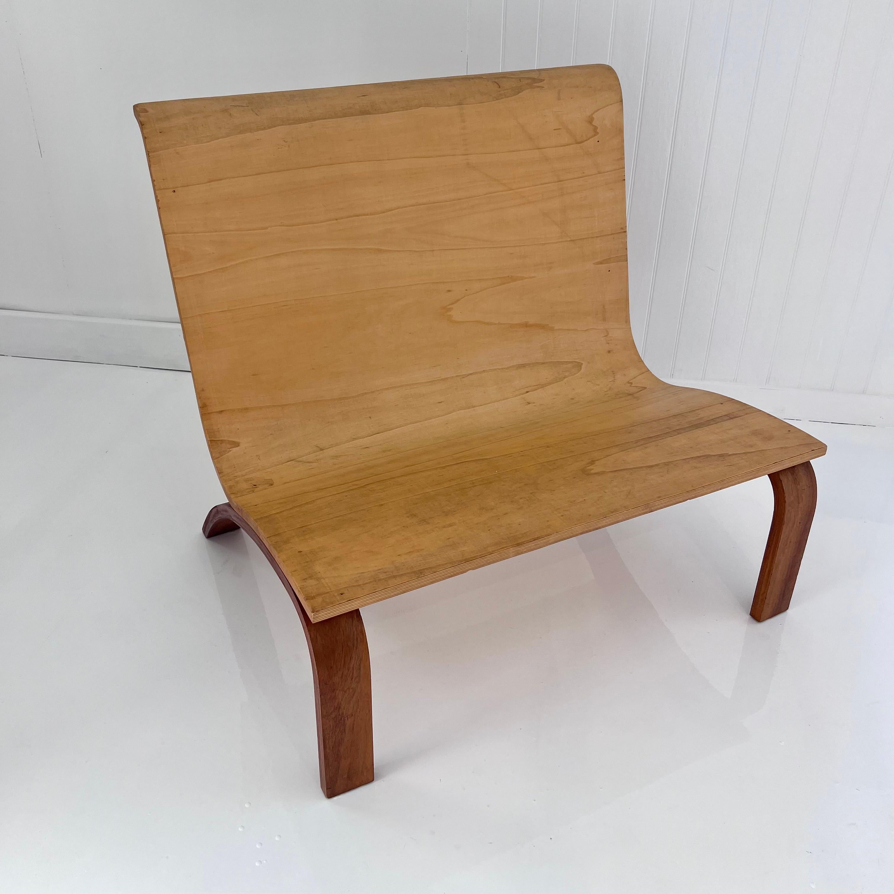 Banc en bois courbé, années 1960 États-Unis en vente 7