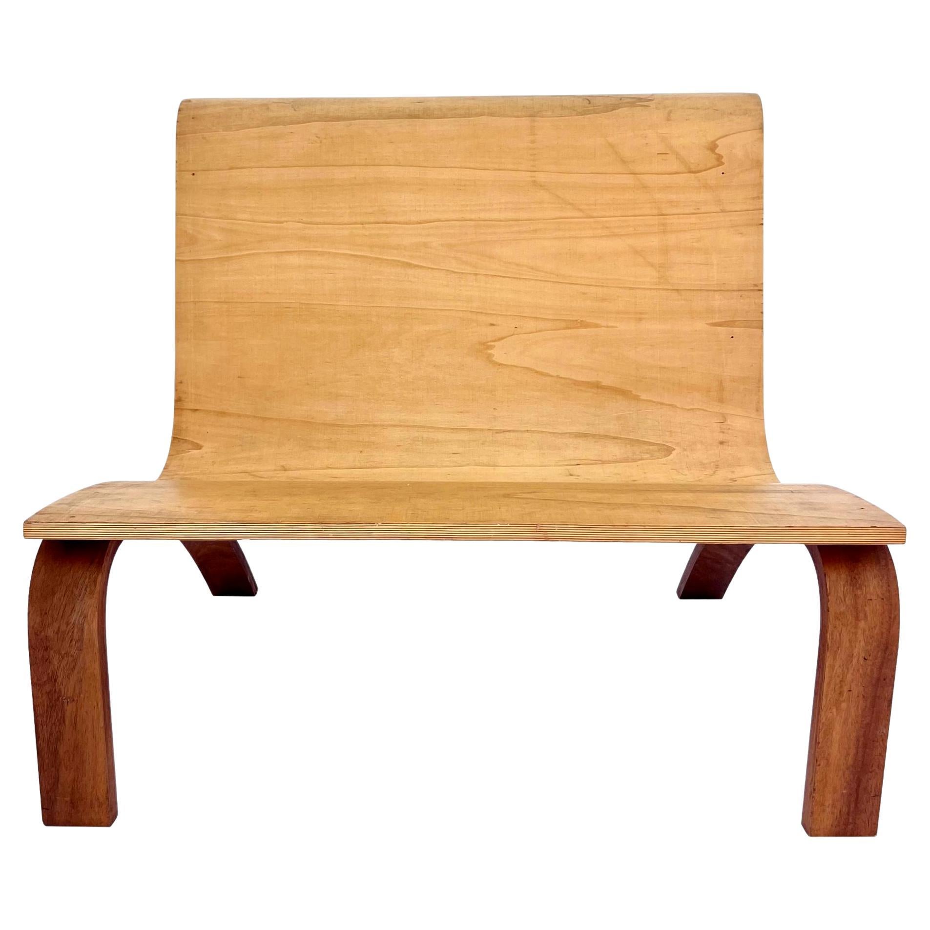 Bentwood Bench, 1960s USA For Sale