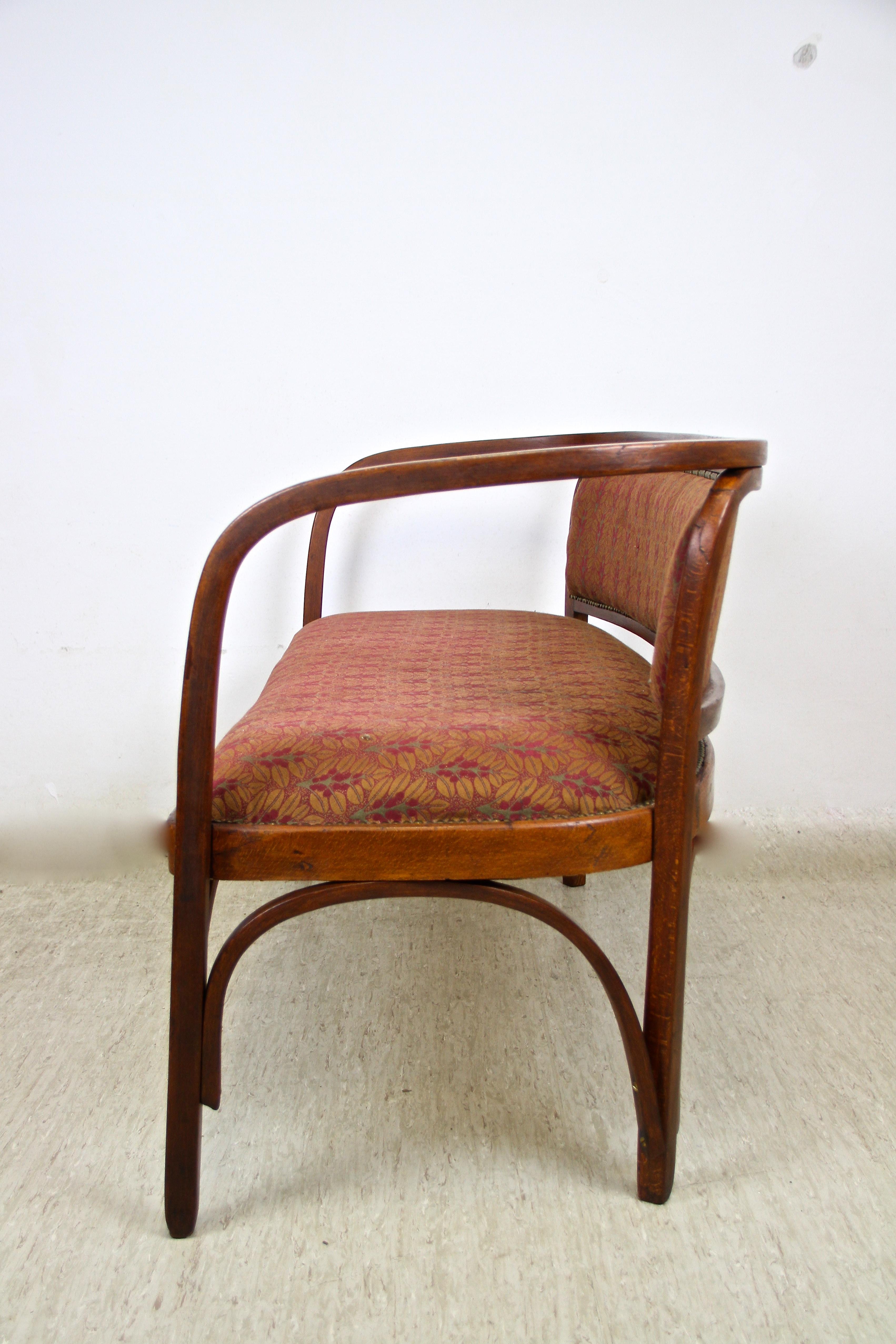 Bentwood Bench by J&J Kohn and Design Gustav Siegel, Austria, circa 1905 1