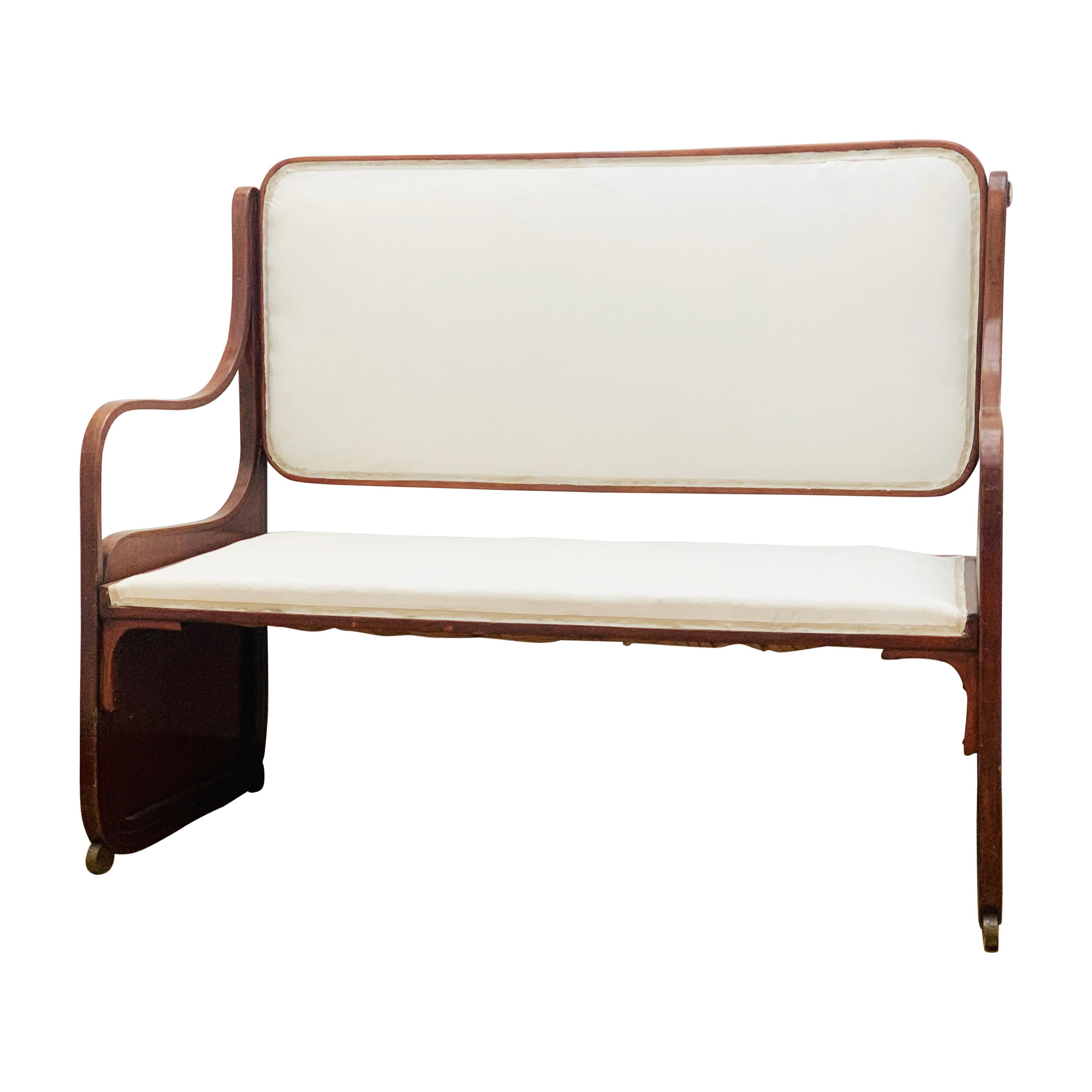 Bentwood Bench by Koloman Moser, Viennese Secession, circa 1900