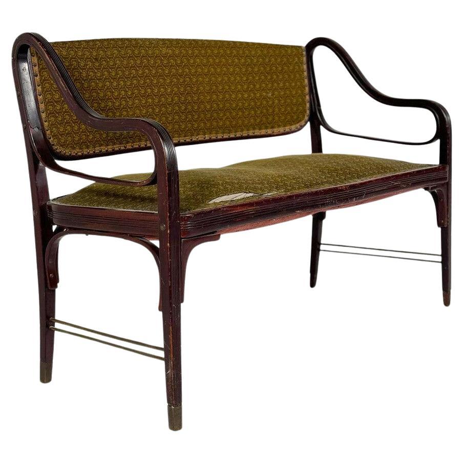 Bentwood Bench by Otto Wagner for J & J KOHN, 1900s For Sale