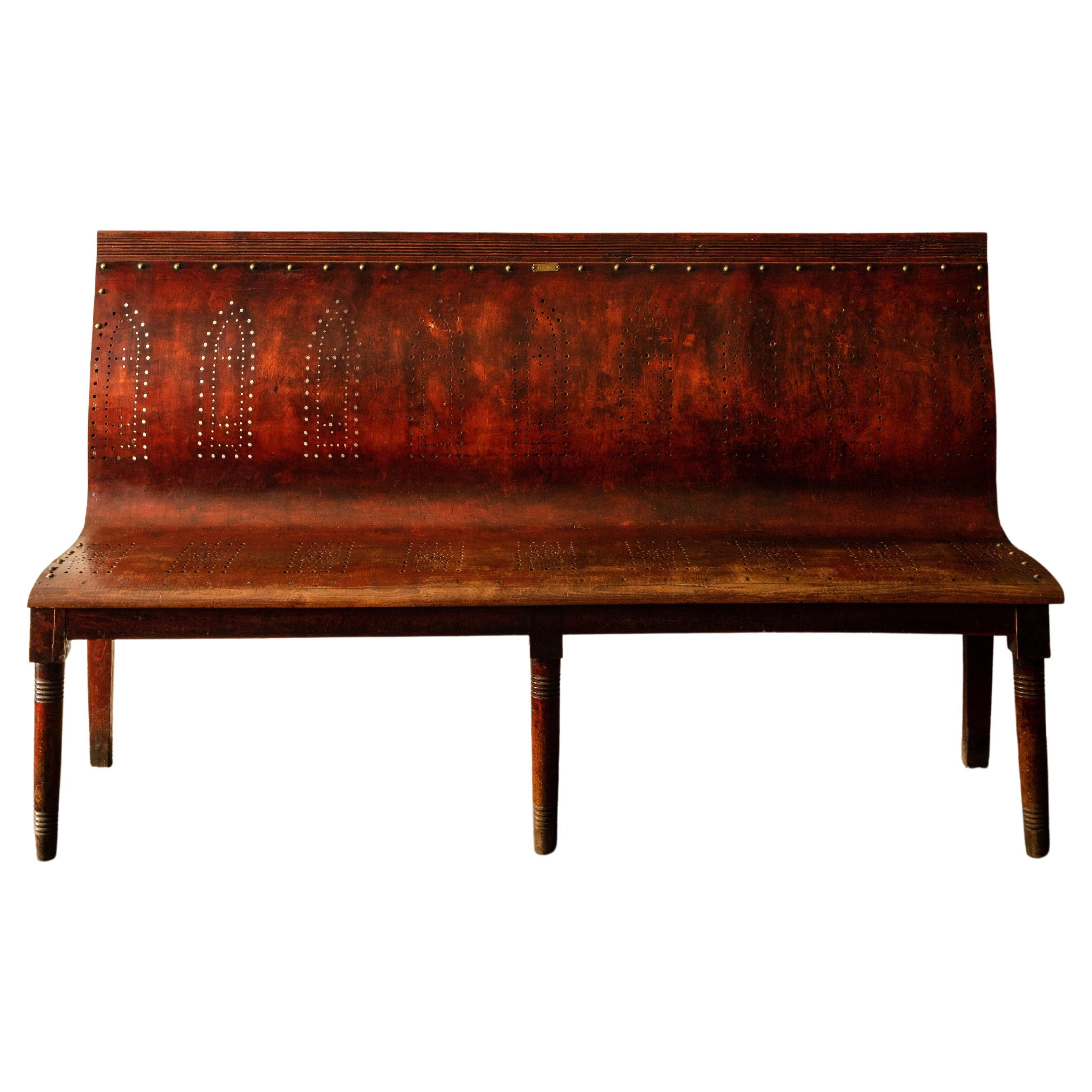 Bentwood Bench , France, 1890 For Sale