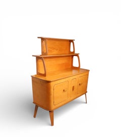 Bentwood Birch Mid Century Sideboard Server Credenza Thaden Jordan c. 1947-51