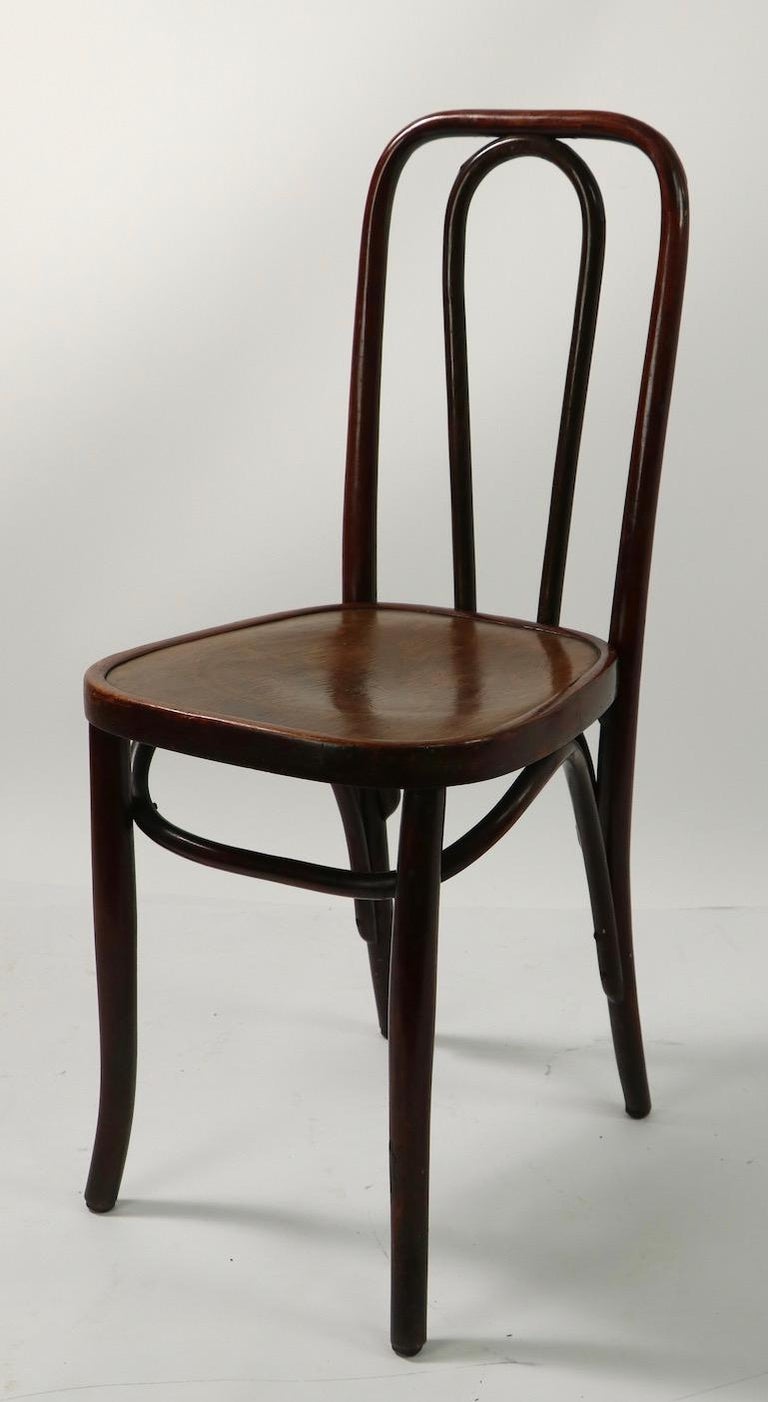 Bentwood Bistro Side Chair JJ Kohn Mundus Thonet For Sale 4